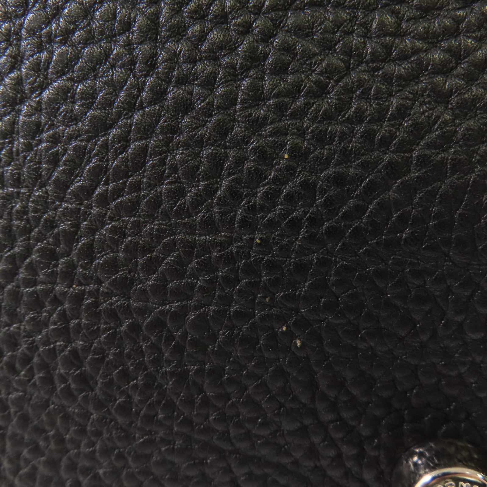 FENDI SHW Peekaboo 2 Way Shoulder Bag Handbag Calfskin Leather Black