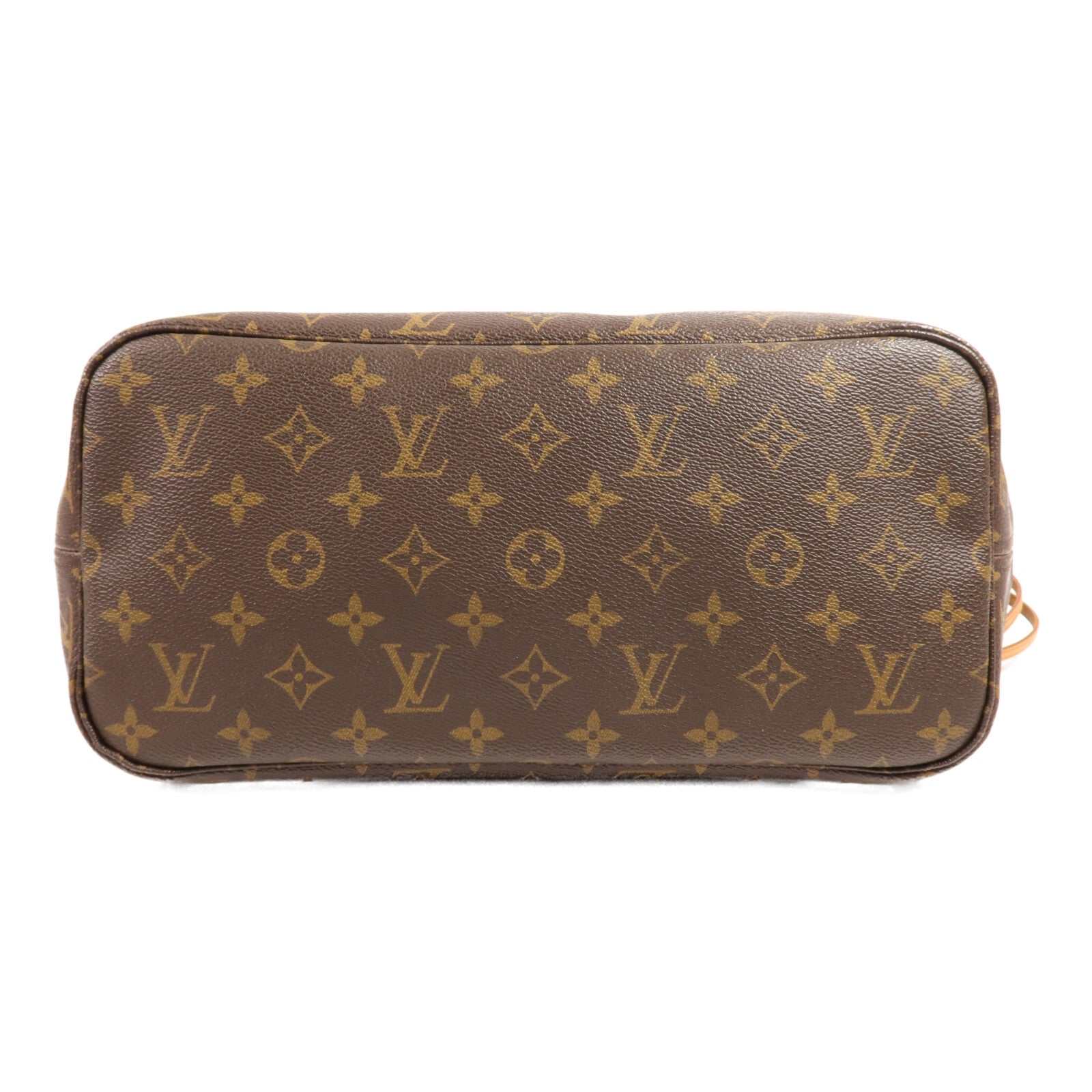 LOUIS VUITTON Monogram Neverfull MM金扣手挽袋