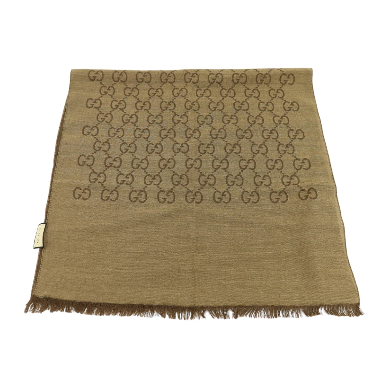 GUCCI 羊毛/絲質Scarf 45x180cm絲巾