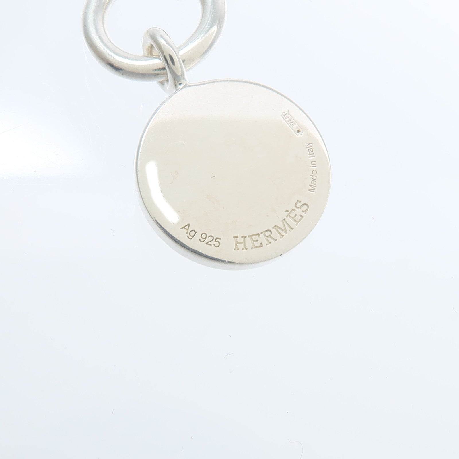 HERMES 金屬Amulettes Ex-Libris Necklace項鍊