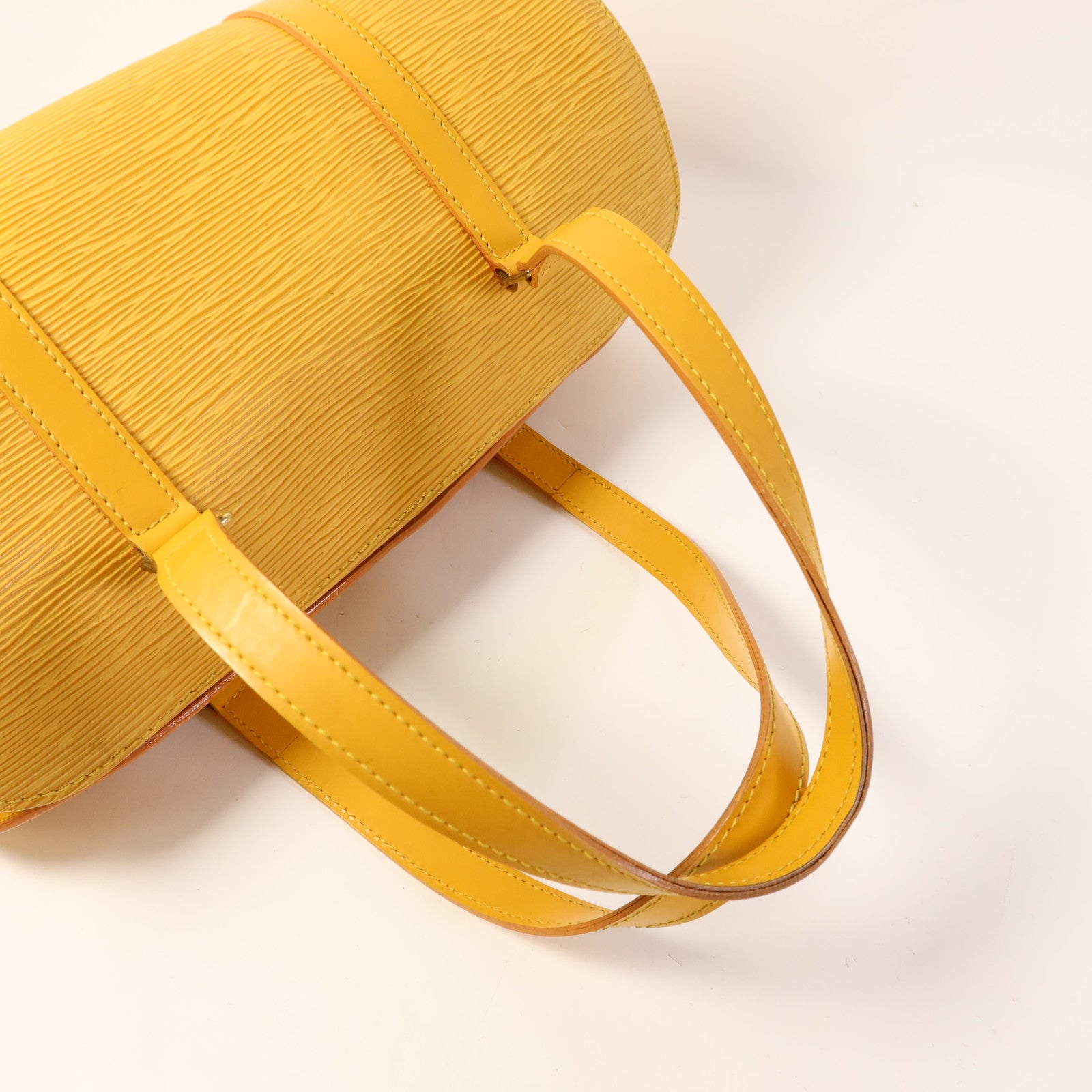 LOUIS VUITTON Epi Soufflot金扣手挽袋