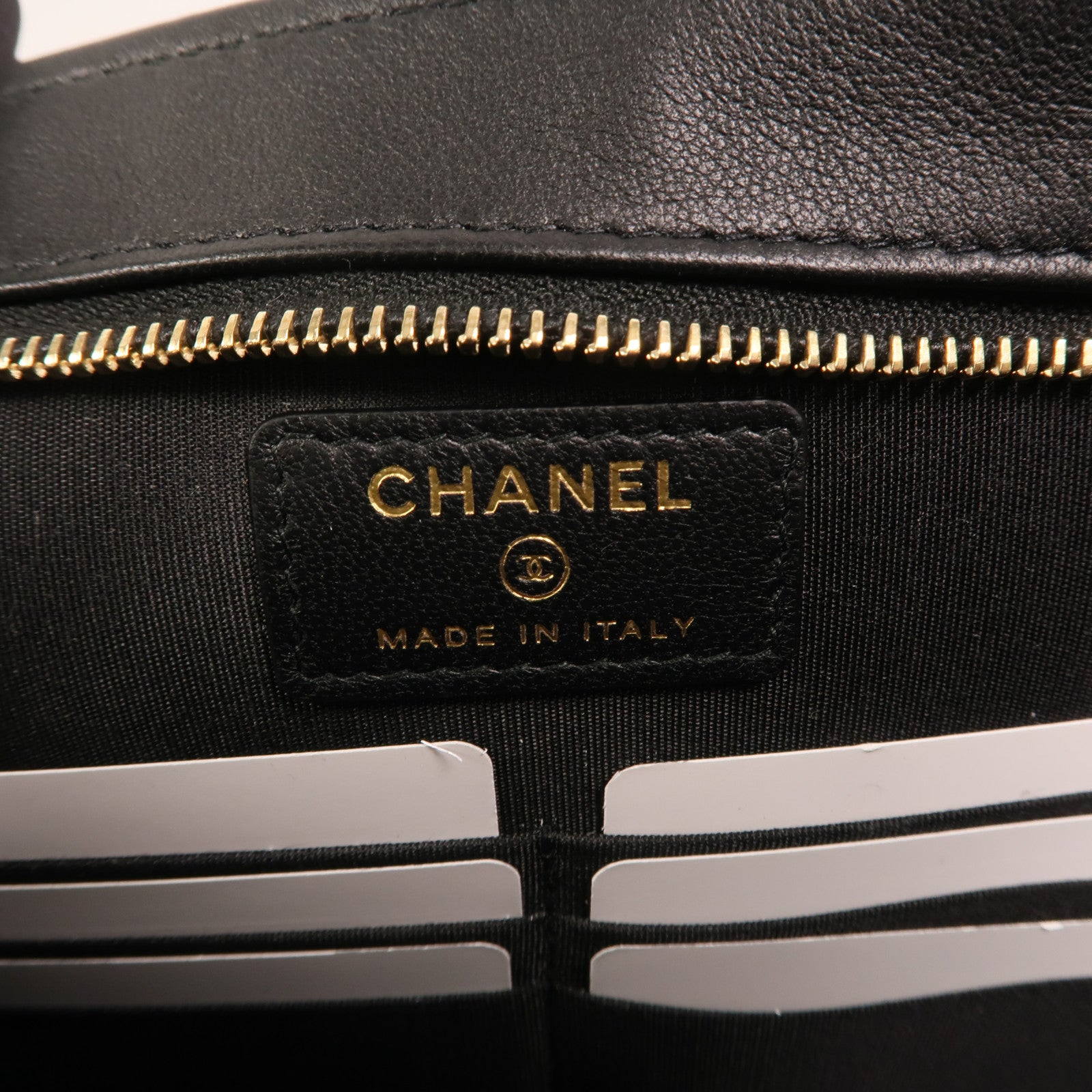 CHANEL 羊皮皮革Clutch金扣手拿包