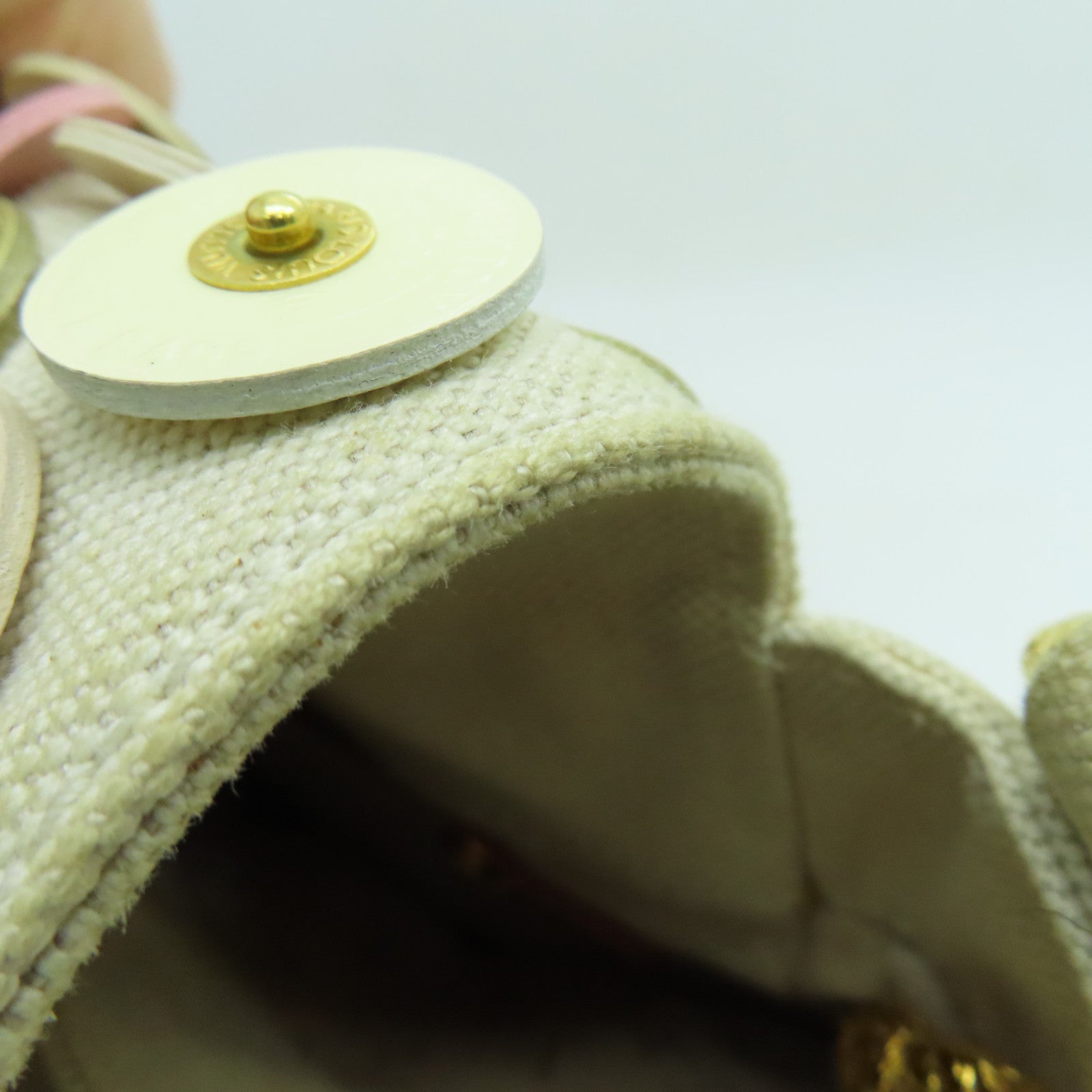 LOUIS VUITTON 帆布Polka Dot Fleurs肩背袋彩色