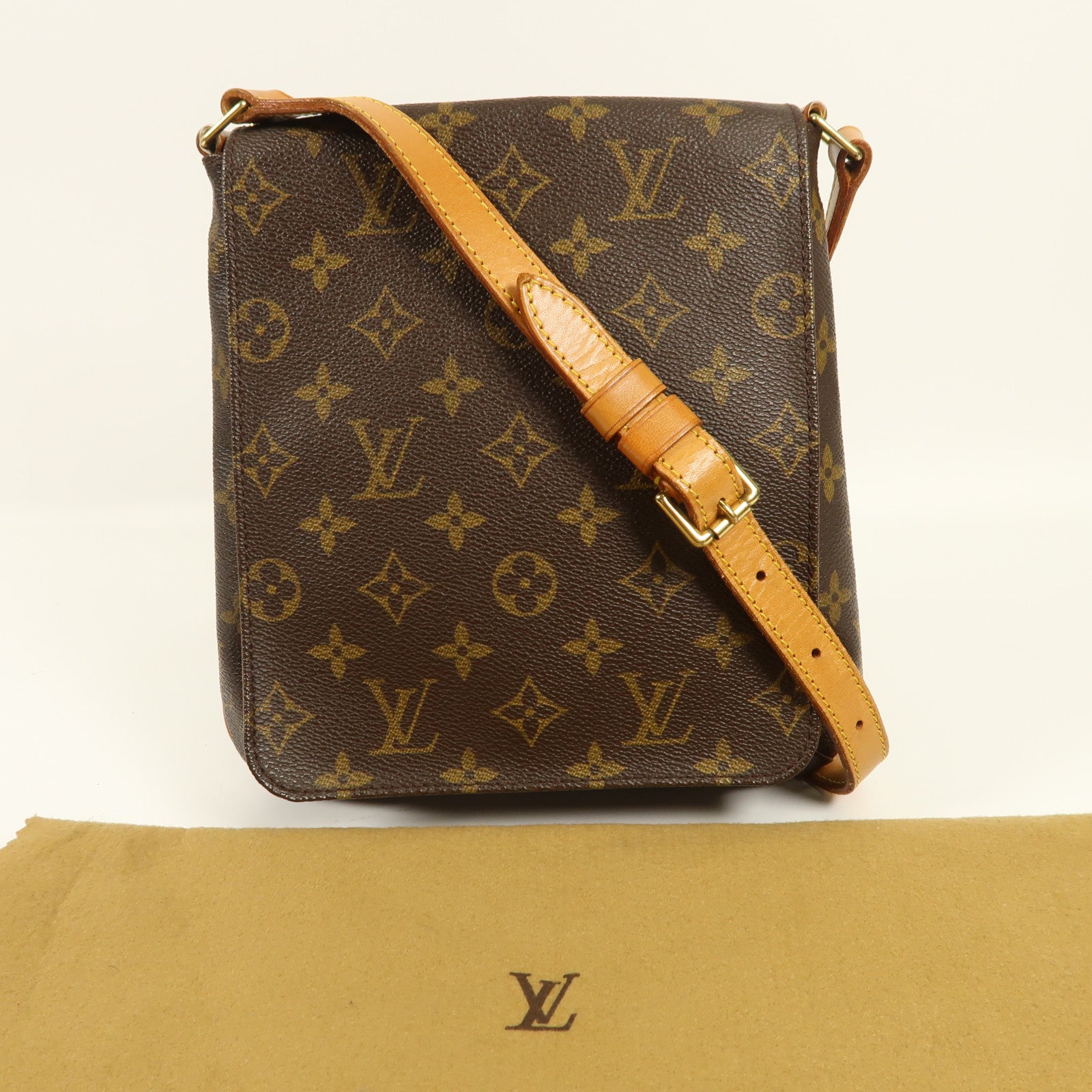 LOUIS VUITTON Monogram Musette Salsa Short金扣肩背袋