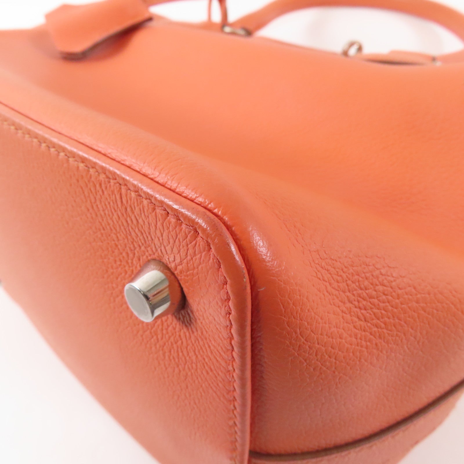 HERMES Evercolor皮革Tool Box 20手挽肩背兩用袋Crevette