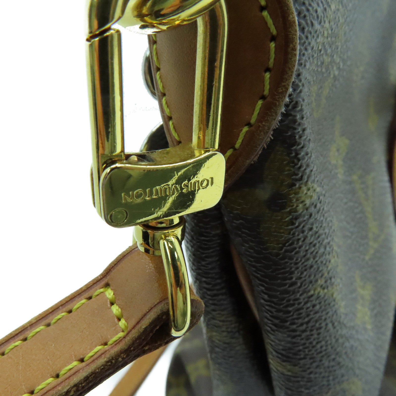 LOUIS VUITTON Monogram Palermo PM金扣手挽肩背两用袋啡色