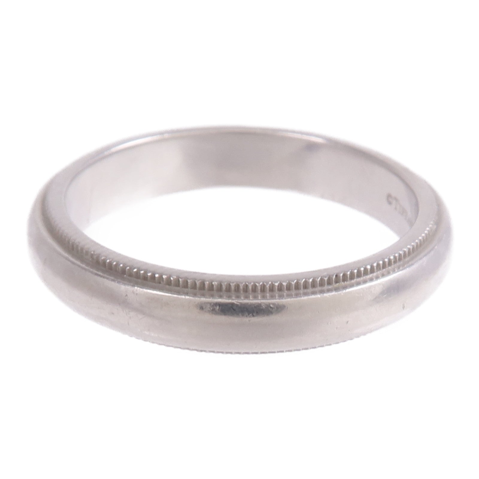 TIFFANY＆CO PT950鉑金Milgrain Ring戒指US#7.75