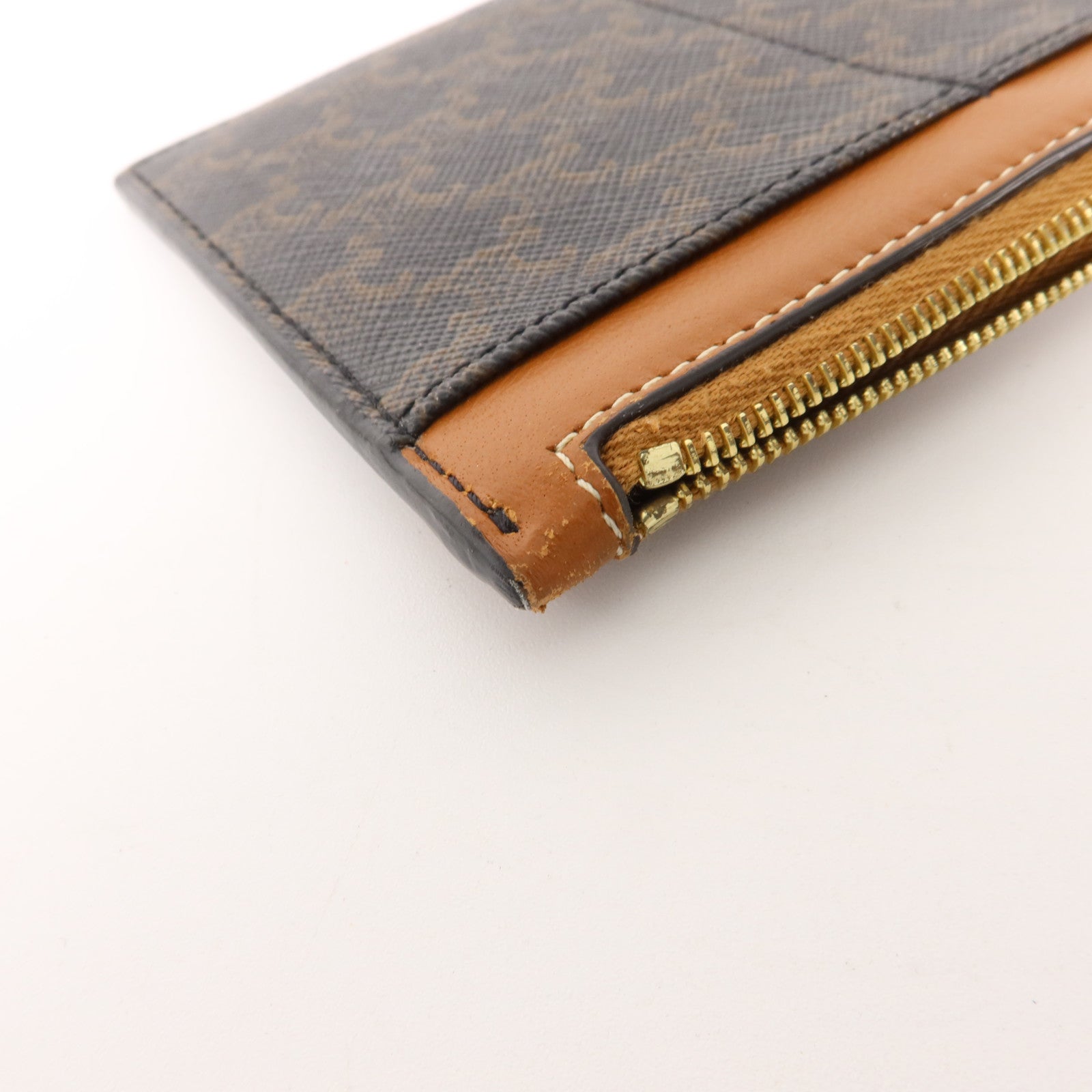 CELINE 塗層帆布Zipped Card Holder卡片套