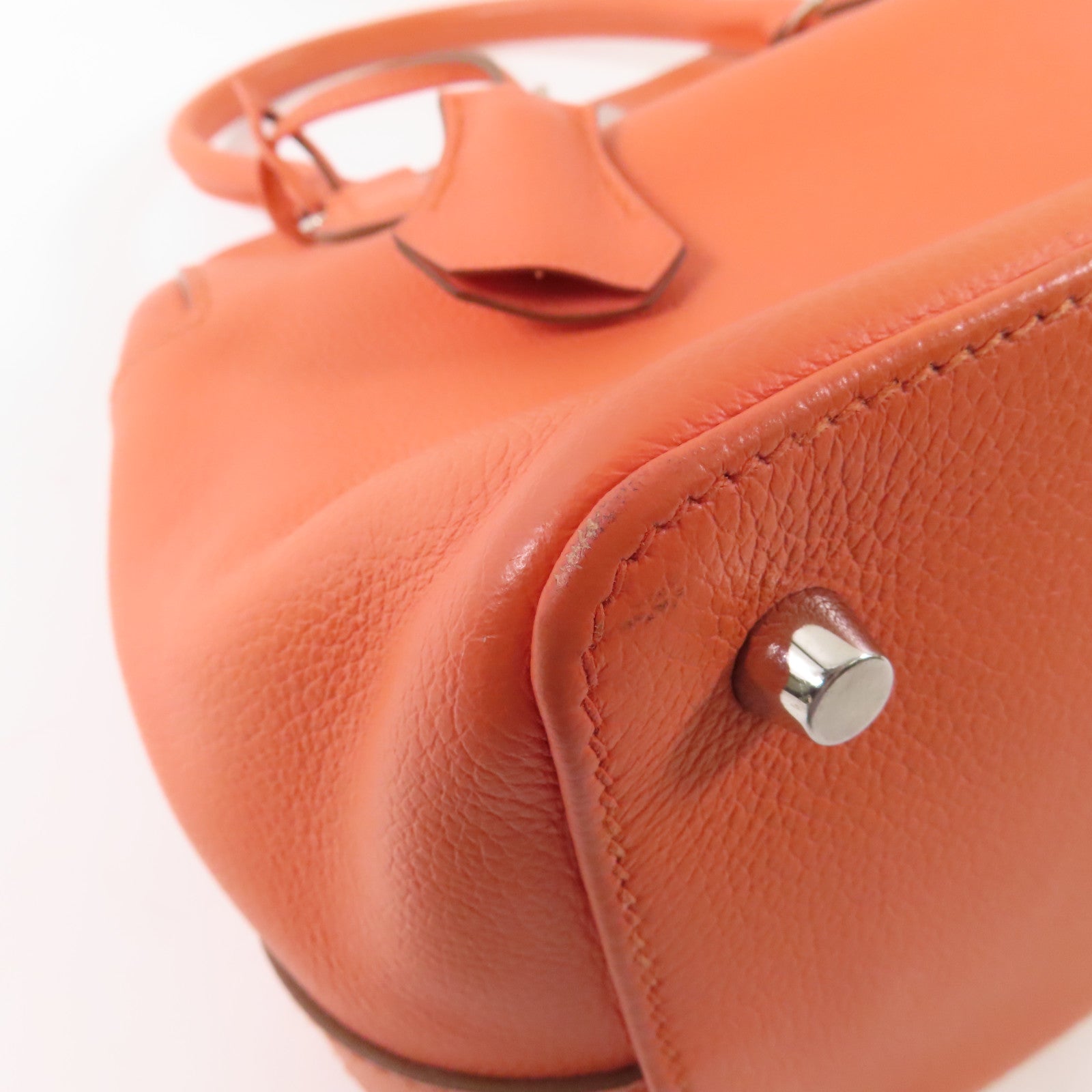 HERMES Evercolor皮革Tool Box 20手挽肩背兩用袋Crevette