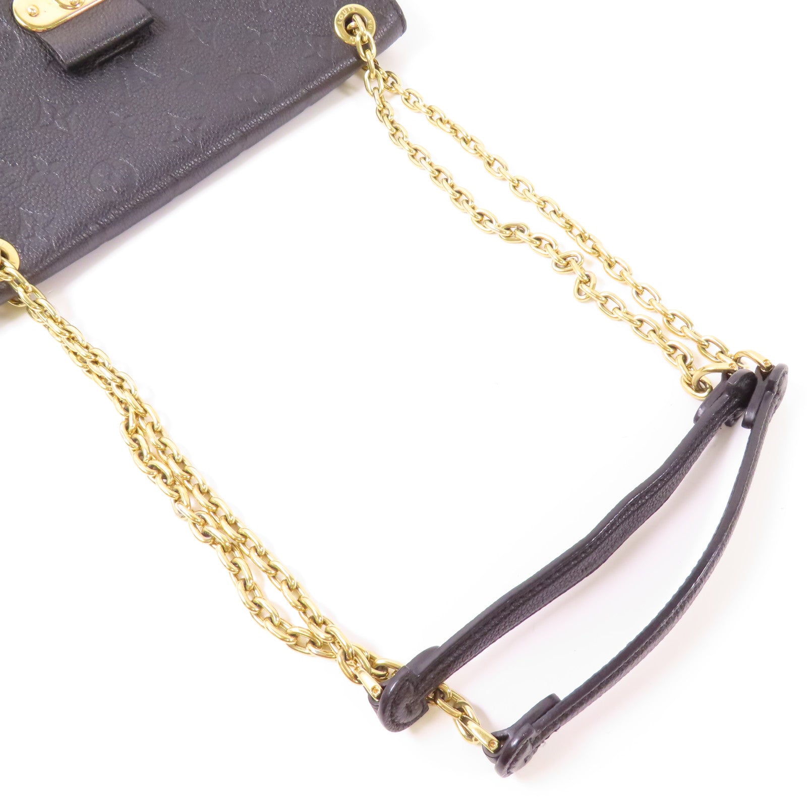 LOUIS VUITTON LV GHW Vavin PM Shoulder Bag M44151 Monogram Empreinte Black