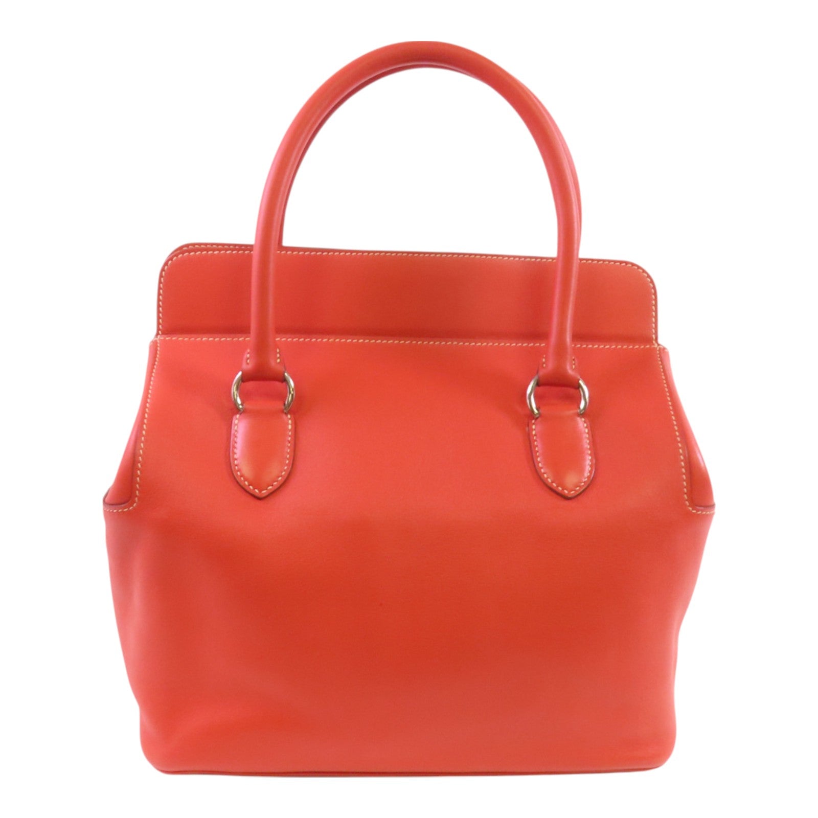 HERMES Evercolor皮革Toolbox 26銀扣手挽肩背兩用袋