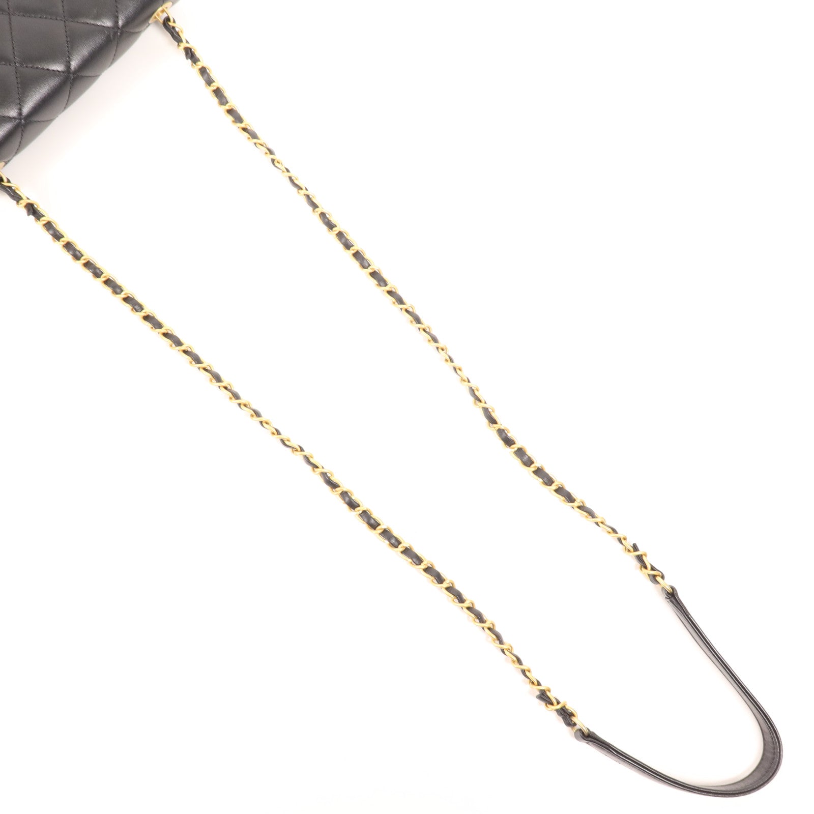 CHANEL 【激減優惠】羊皮皮革Matelasse Mini Flap Bag金扣鏈帶肩背袋