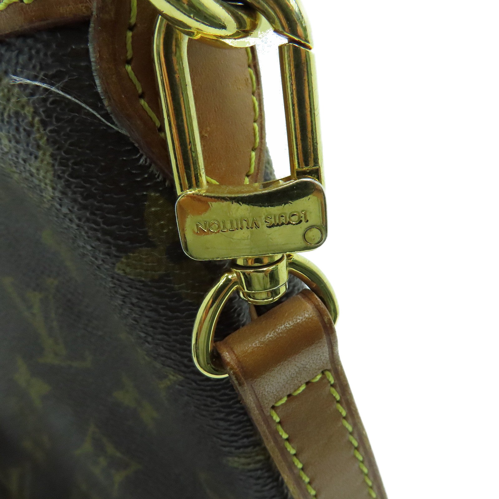 LOUIS VUITTON Monogram Palermo PM金扣手挽肩背两用袋啡色