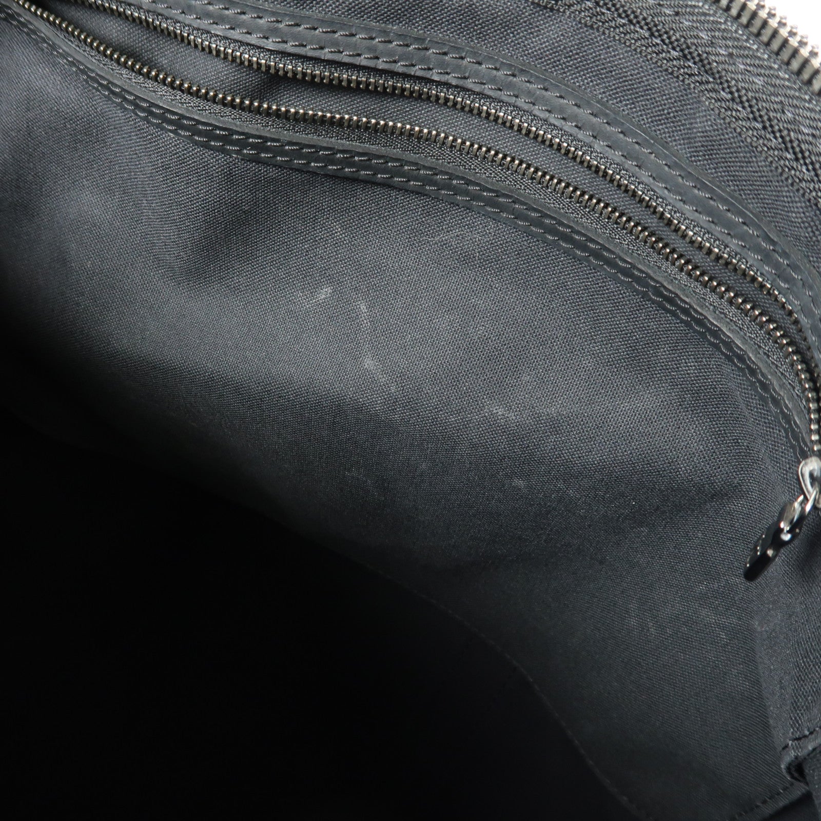 LOUIS VUITTON Monogram Eclipse Keepall 45 Bandouliere銀扣手挽肩背兩用袋