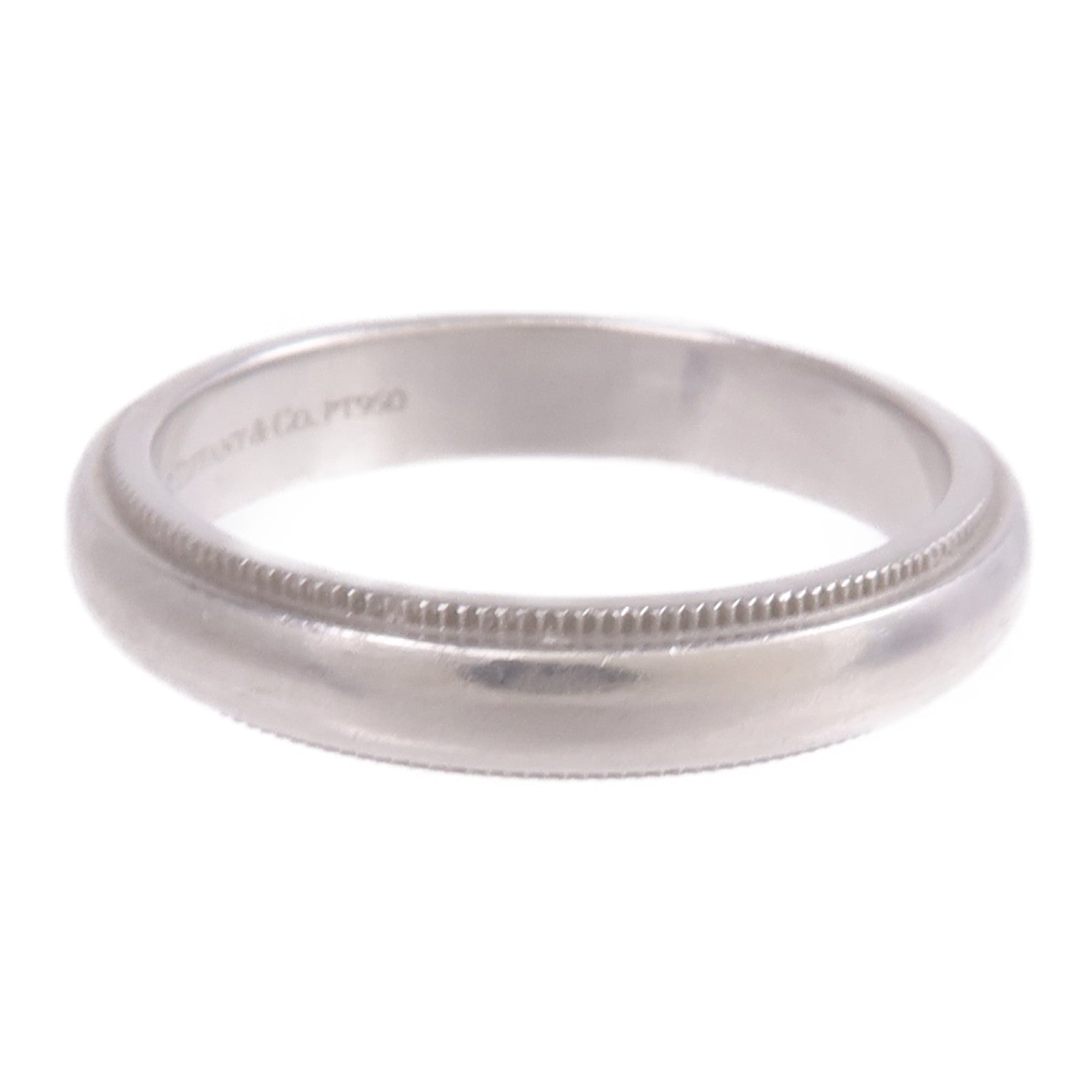 TIFFANY＆CO PT950鉑金Milgrain Ring戒指US#7.75