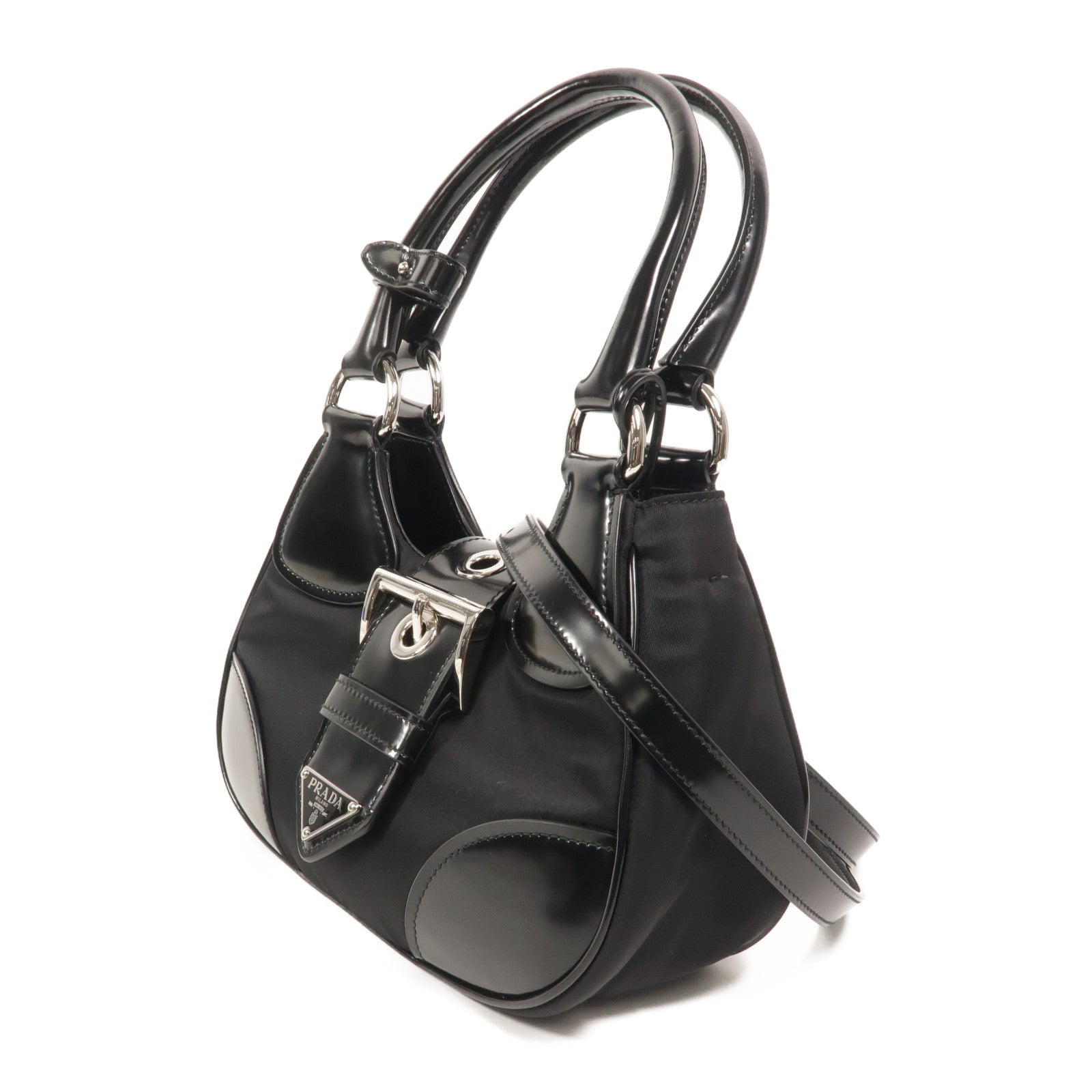 PRADA 尼龍Moon Bag Re-Edition 2002手挽肩背兩用袋