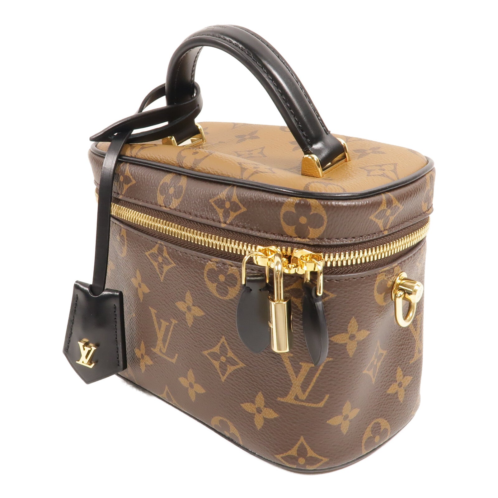 LOUIS VUITTON Monogram Reverse Vanity PM手挽肩背兩用袋