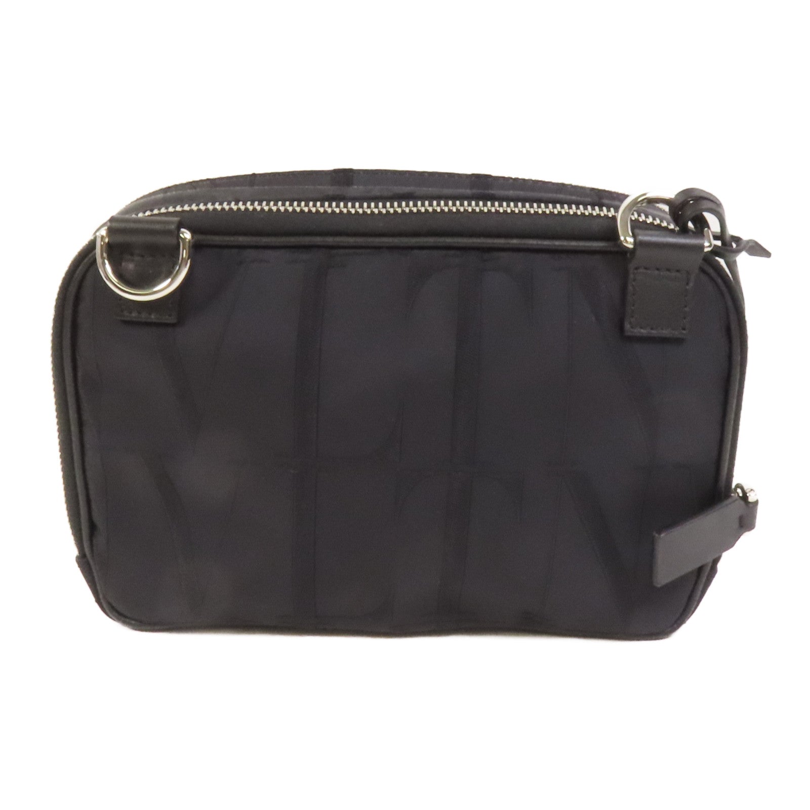 Valentino 尼龍Camera Bag銀扣肩背袋
