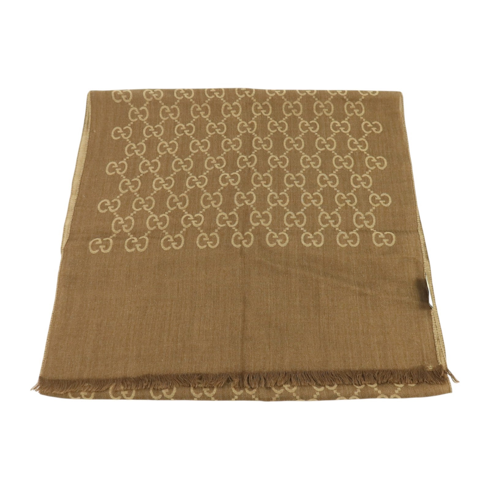 GUCCI 羊毛/絲質Scarf 45x180cm絲巾