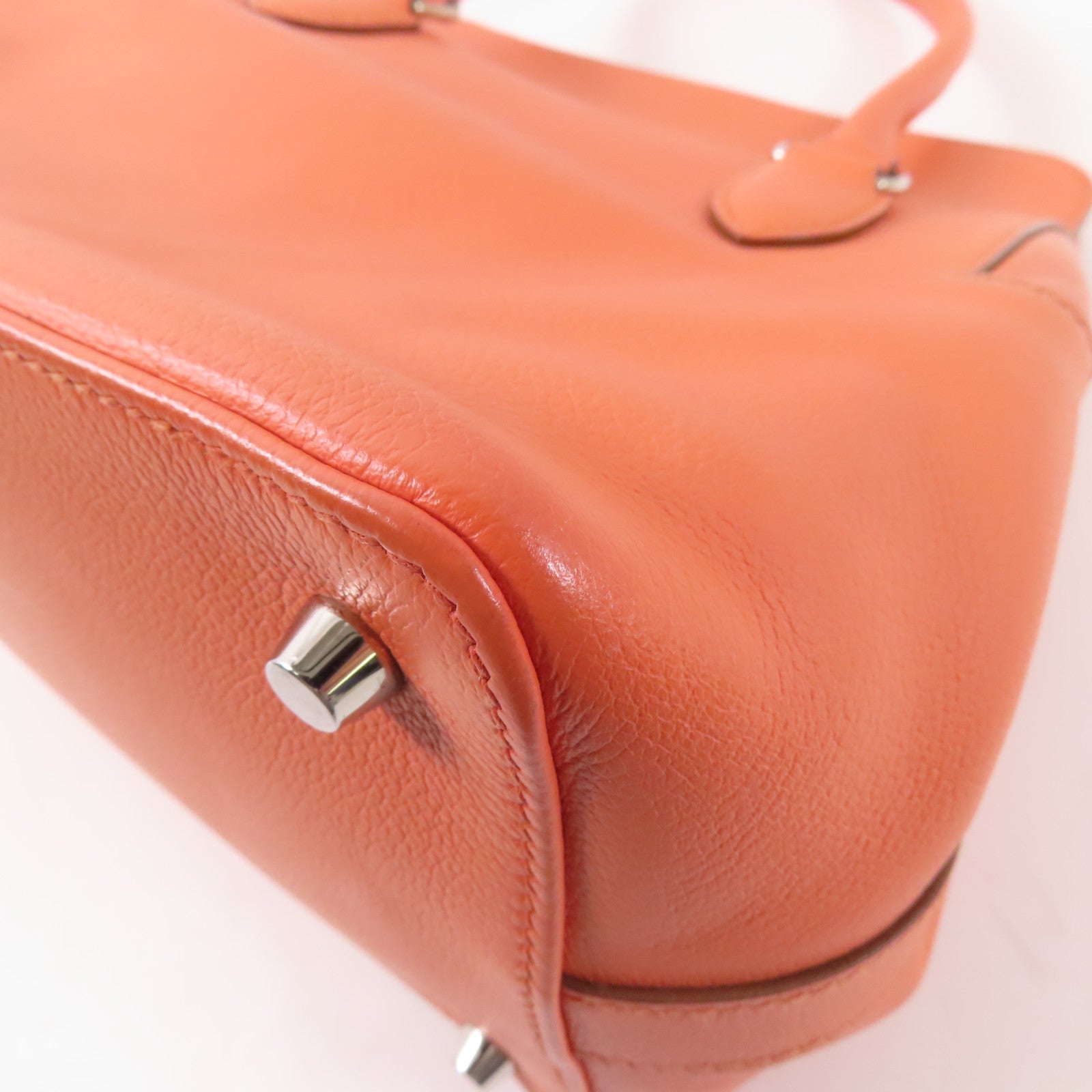 HERMES Evercolor皮革Tool Box 20手挽肩背兩用袋Crevette