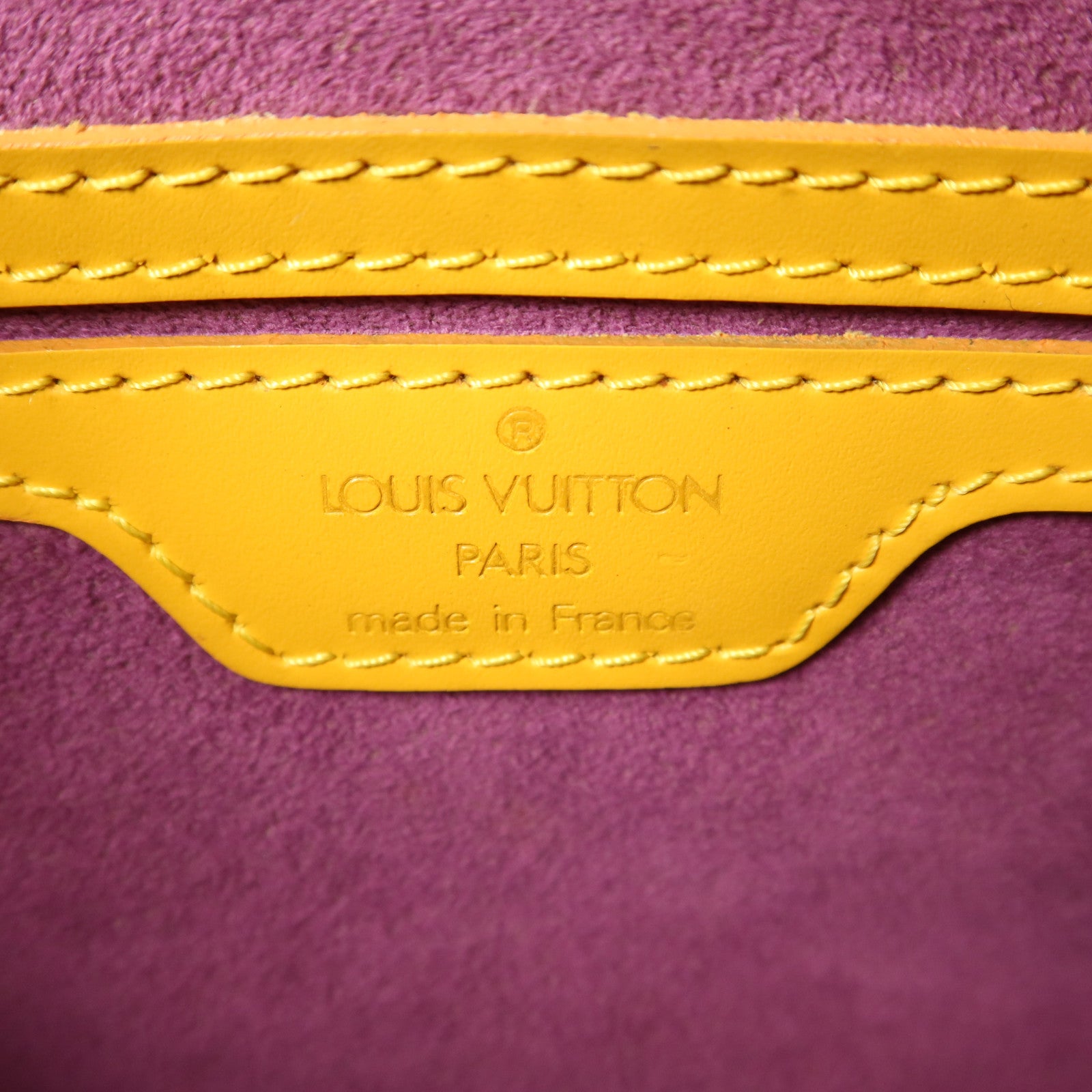 LOUIS VUITTON Epi Soufflot金扣手挽袋