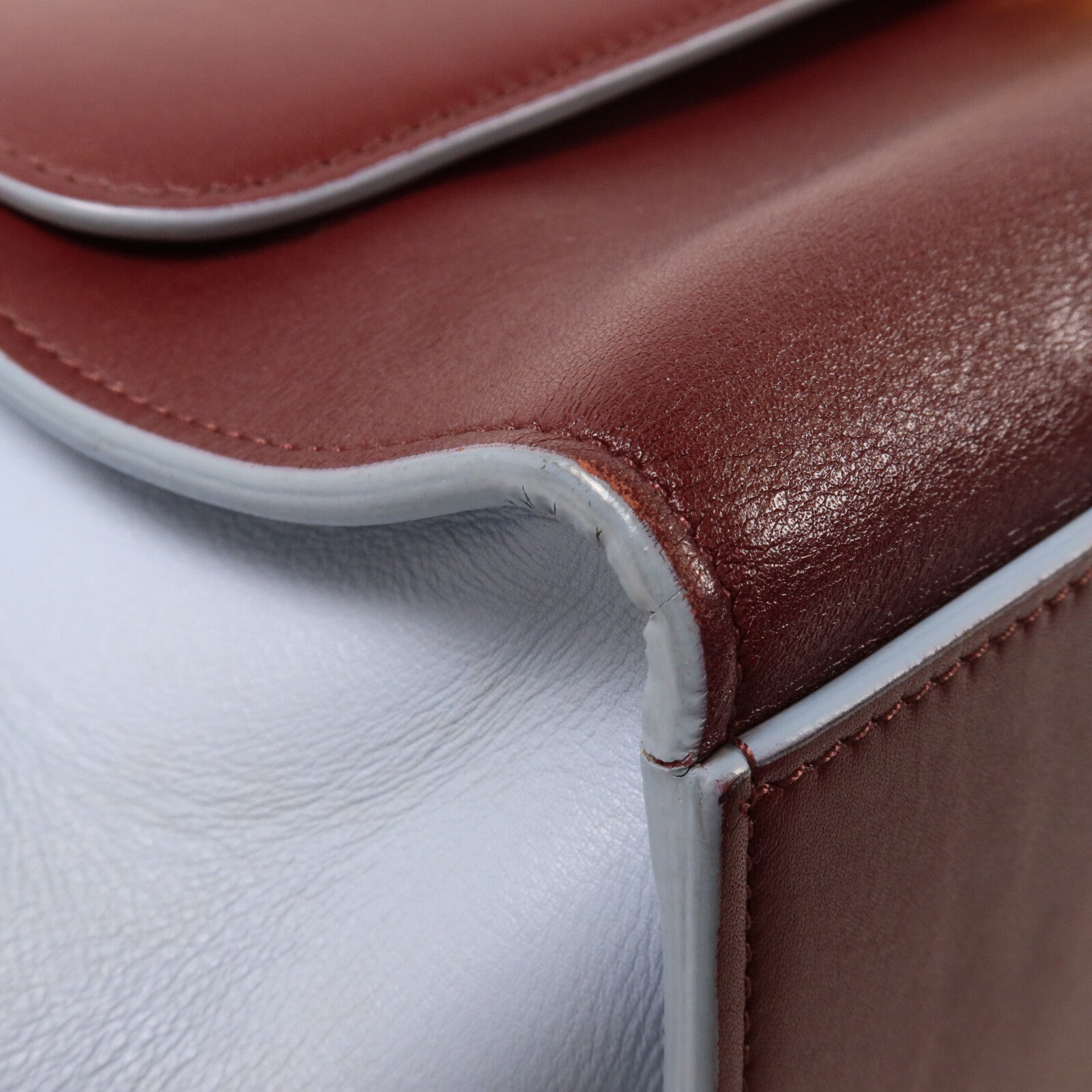 CELINE 牛皮皮革Trapeze Small手挽肩背兩用袋