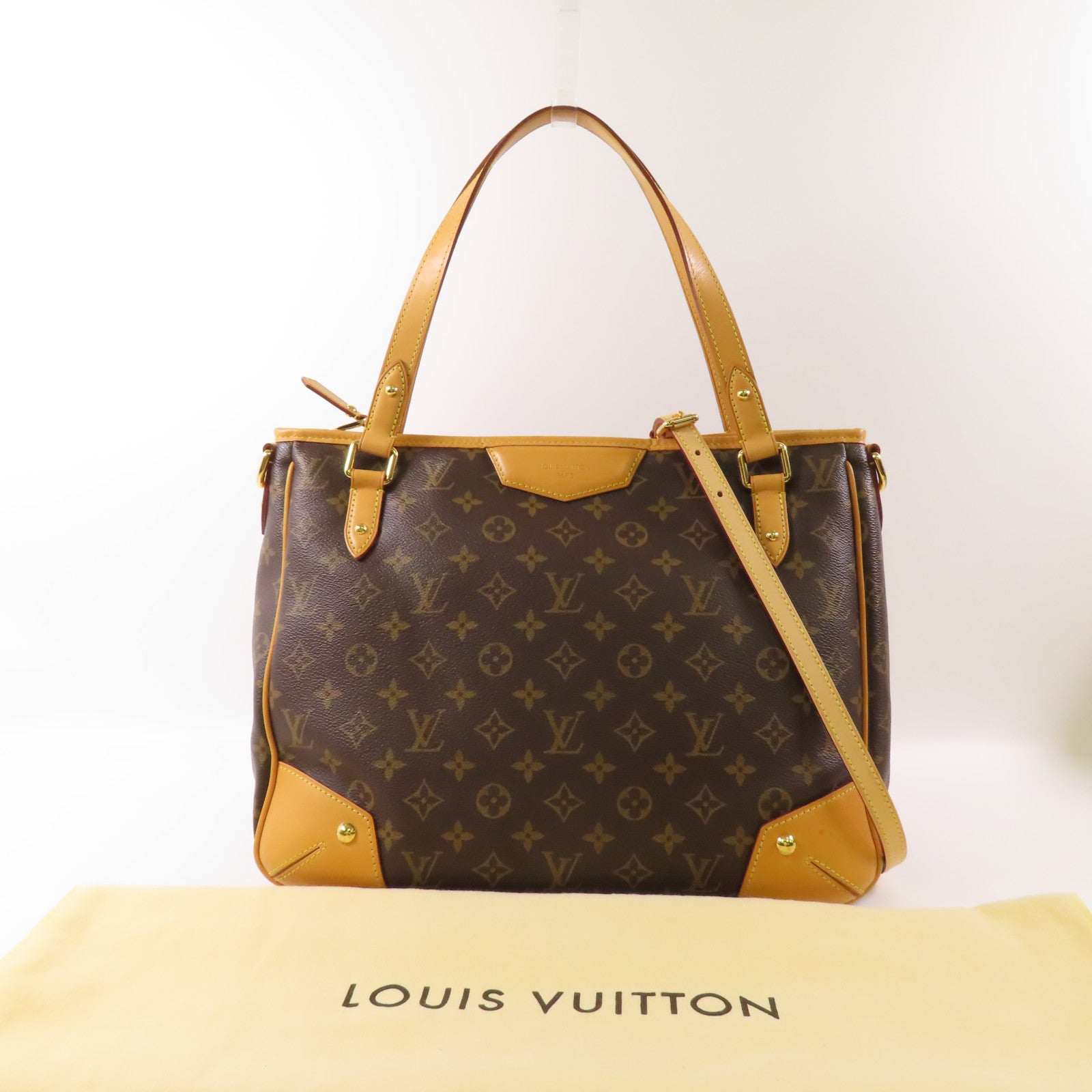 LOUIS VUITTON Monogram Estrela MM金扣手挽肩背兩用袋