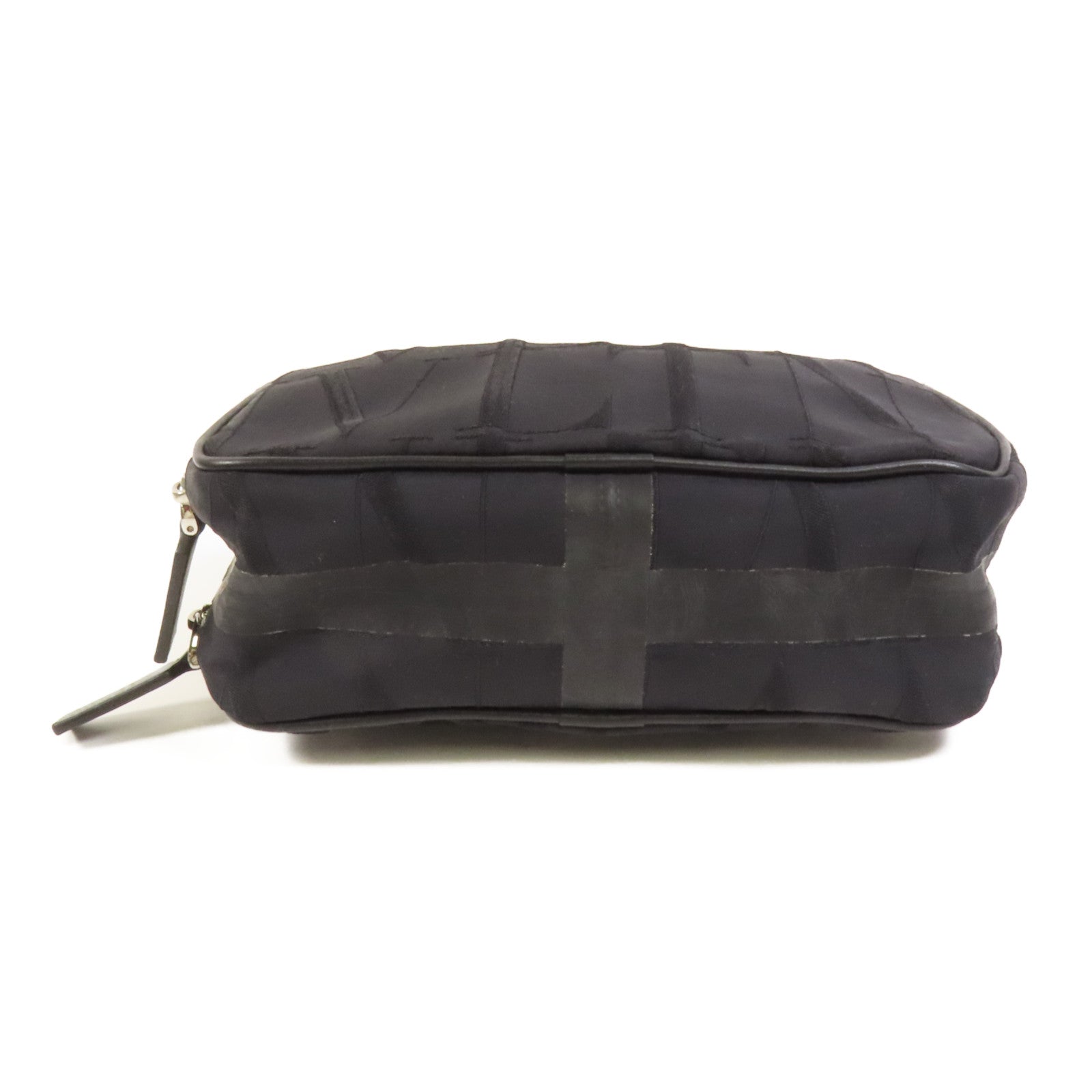 Valentino 尼龍Camera Bag銀扣肩背袋