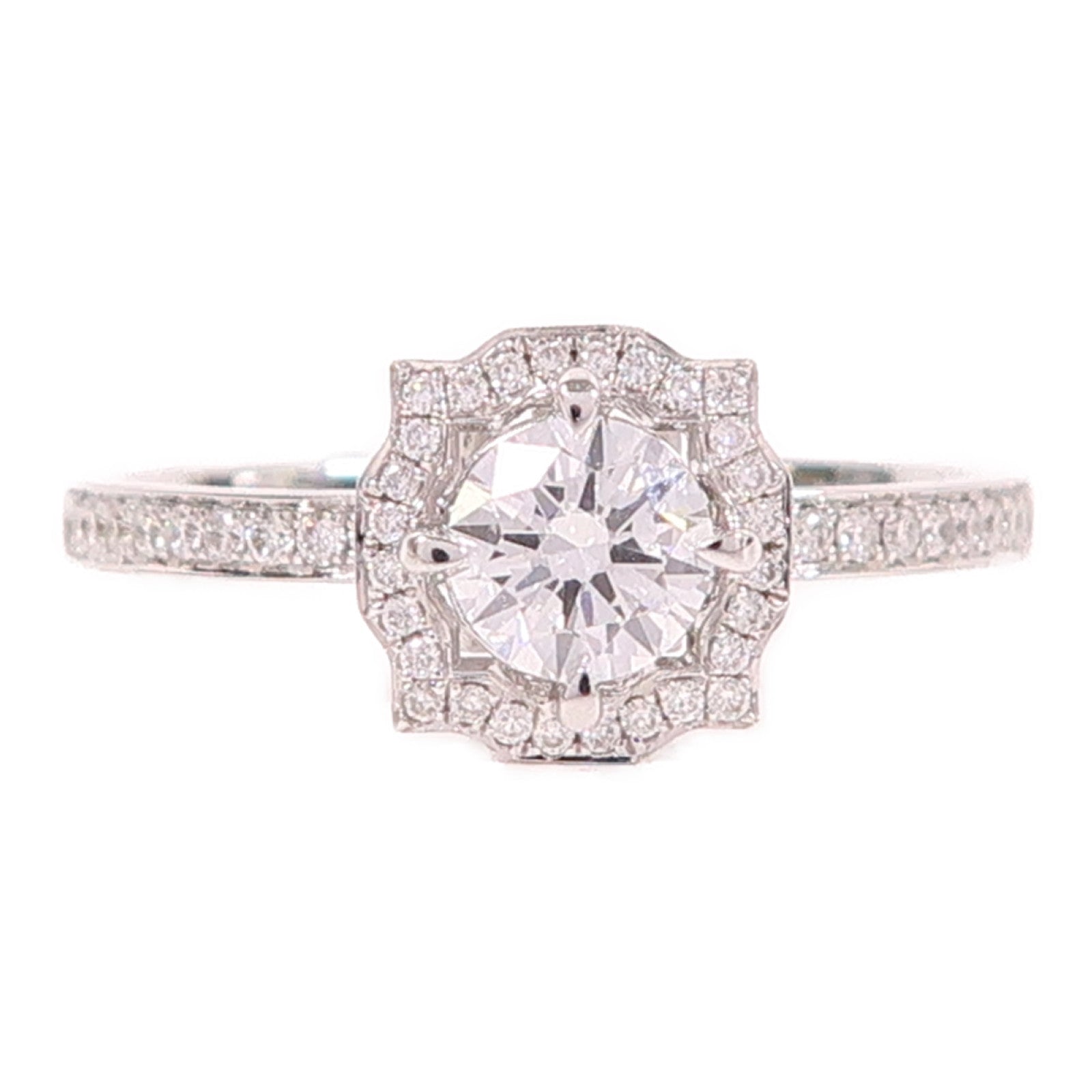 JEWELRY 18K白金Diamond Ring鑽石戒指US#8