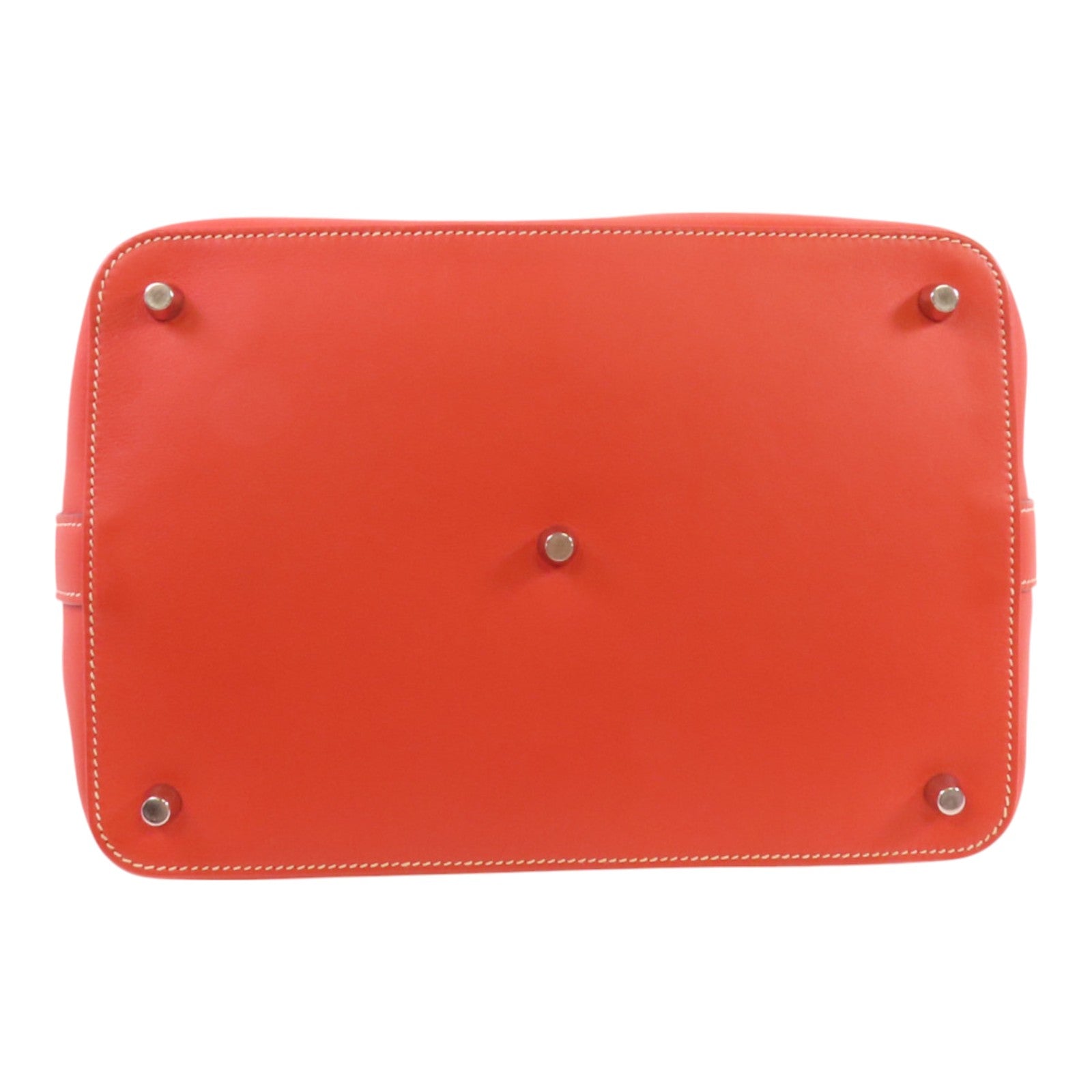 HERMES Evercolor皮革Toolbox 26銀扣手挽肩背兩用袋