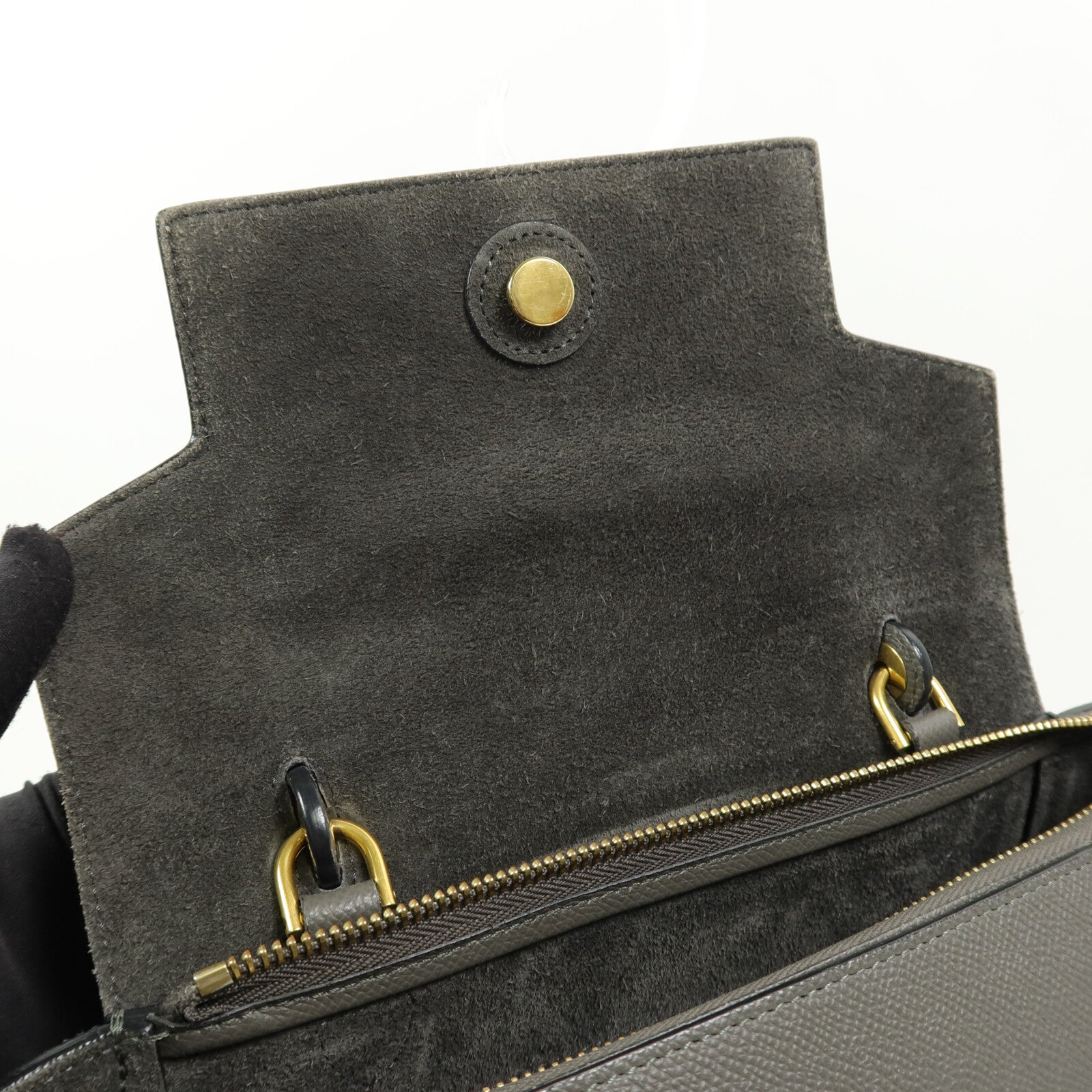 CELINE 牛皮皮革Micor Belt手挽肩背兩用袋