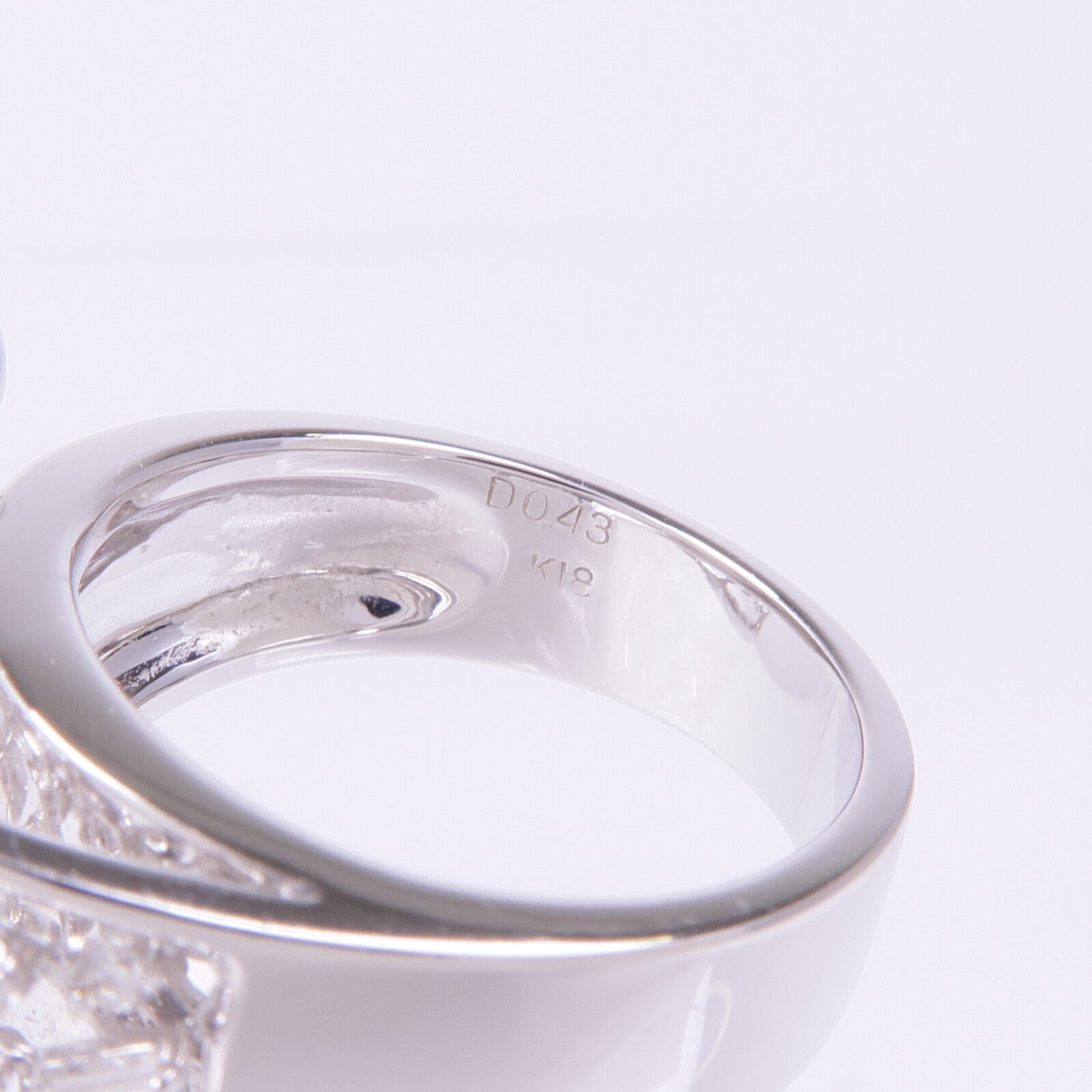 JEWELRY 18K白金Diamond Ring鑽石戒指US#6