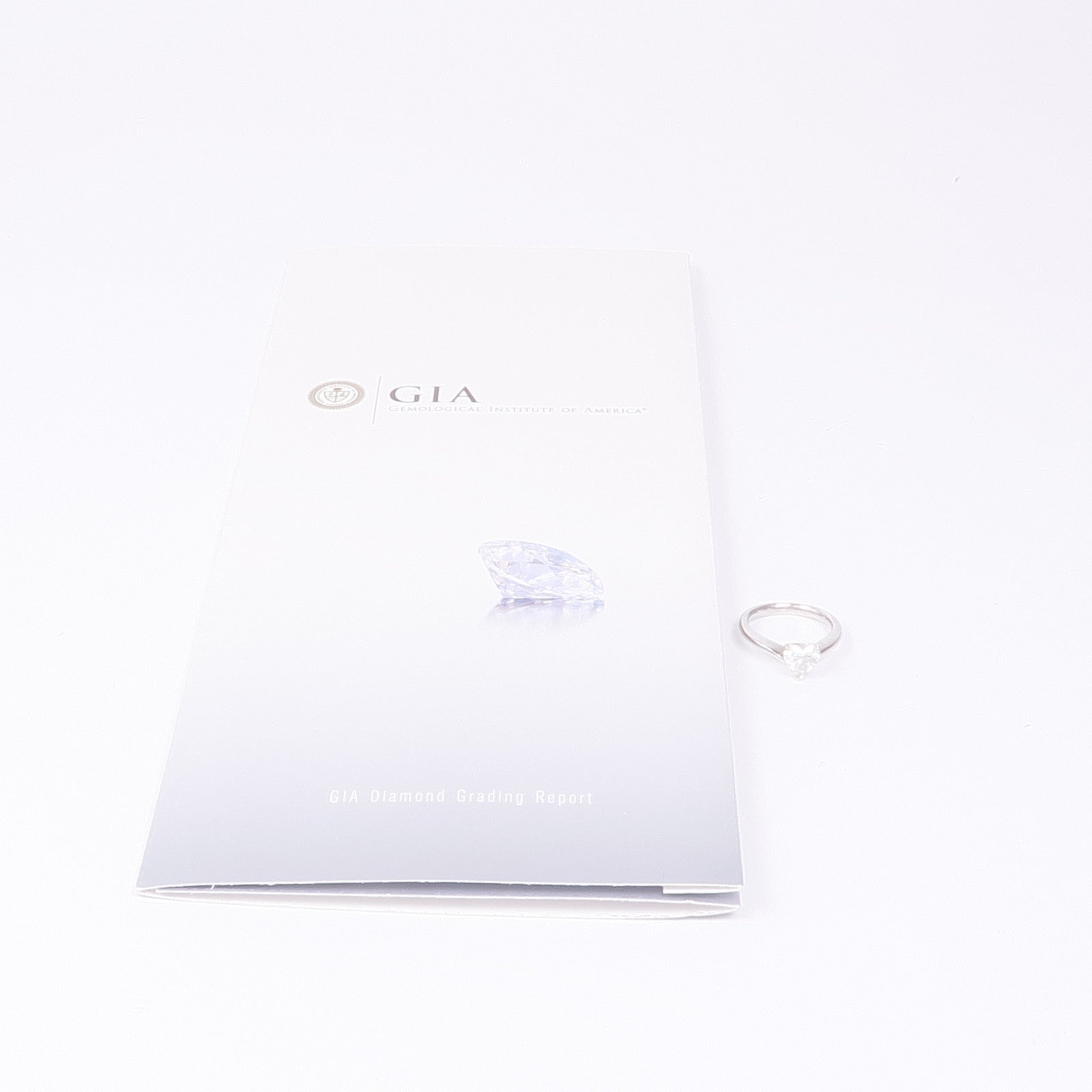 JEWELRY Diamond Ring 18K White Gold US#4.75