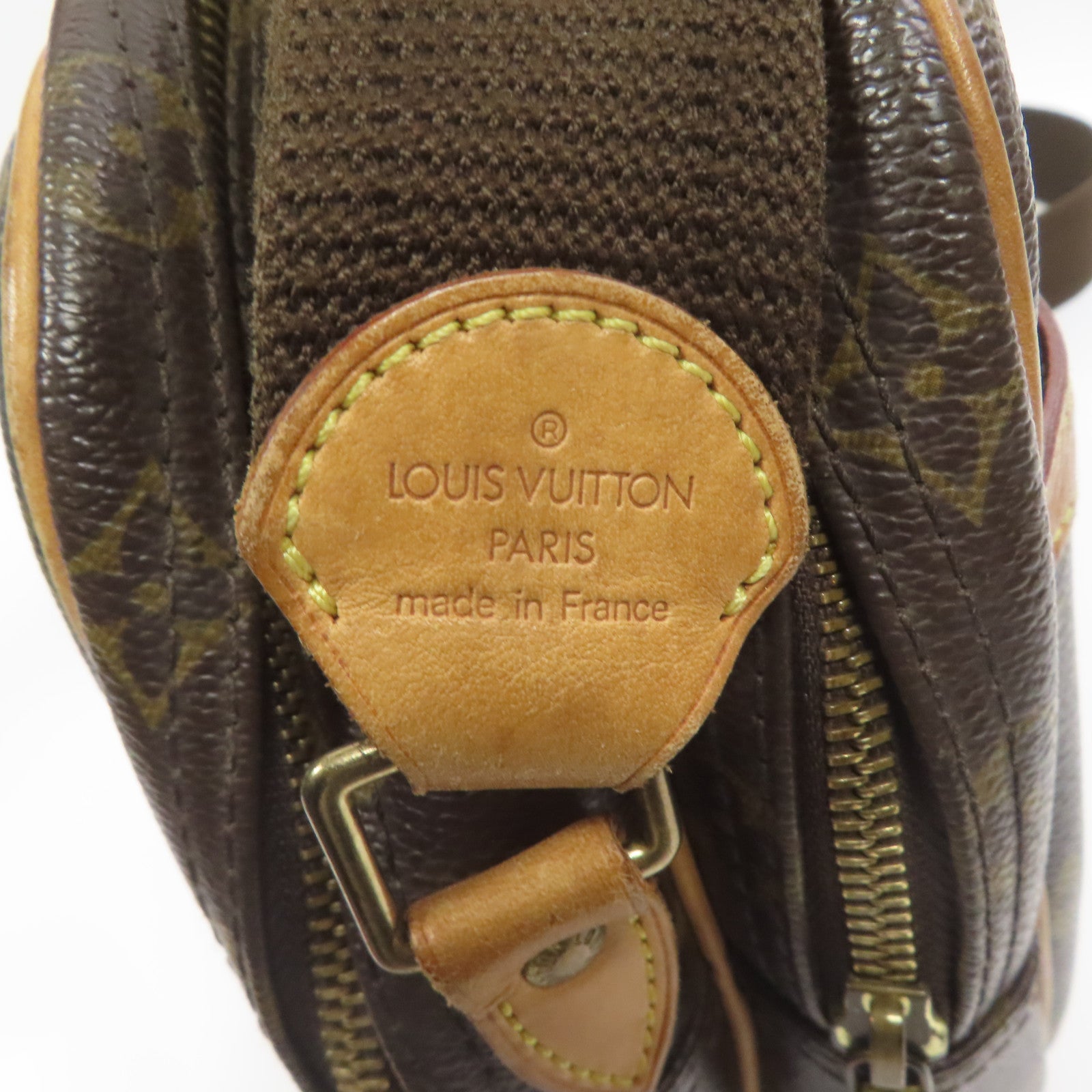 LOUIS VUITTON Monogram Reporter PM金扣肩背袋啡色·