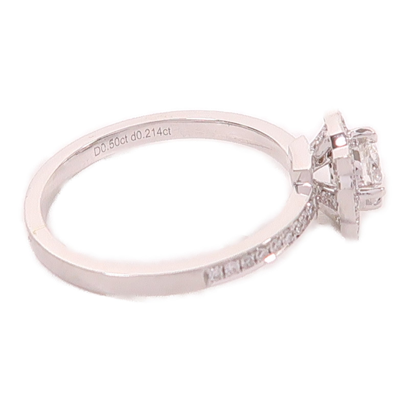 JEWELRY 18K白金Diamond Ring鑽石戒指US#8