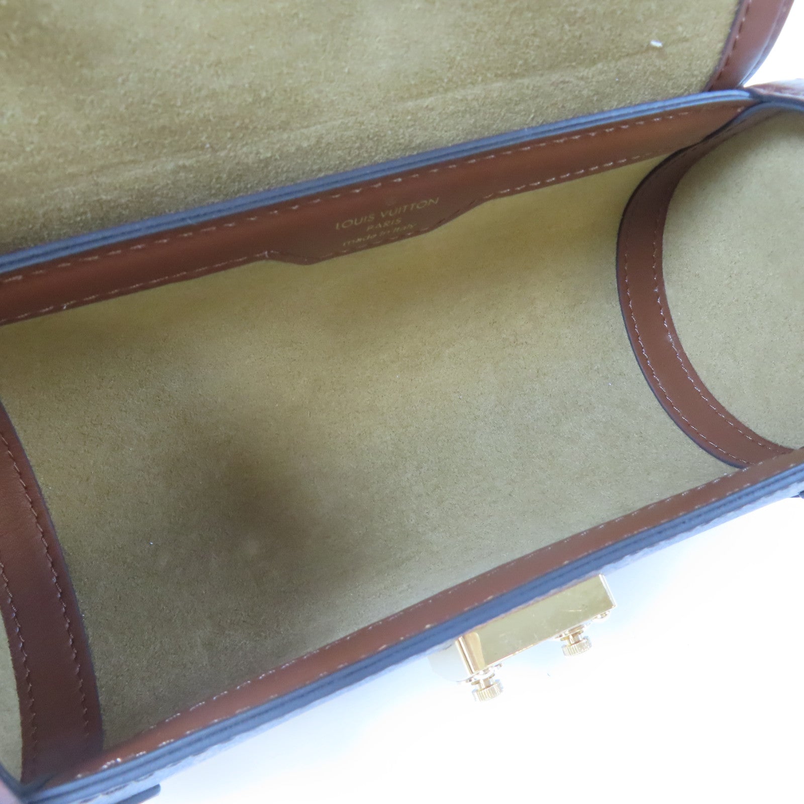 LOUIS VUITTON Monogram Papillon Trunk金扣手挽肩背兩用袋啡色