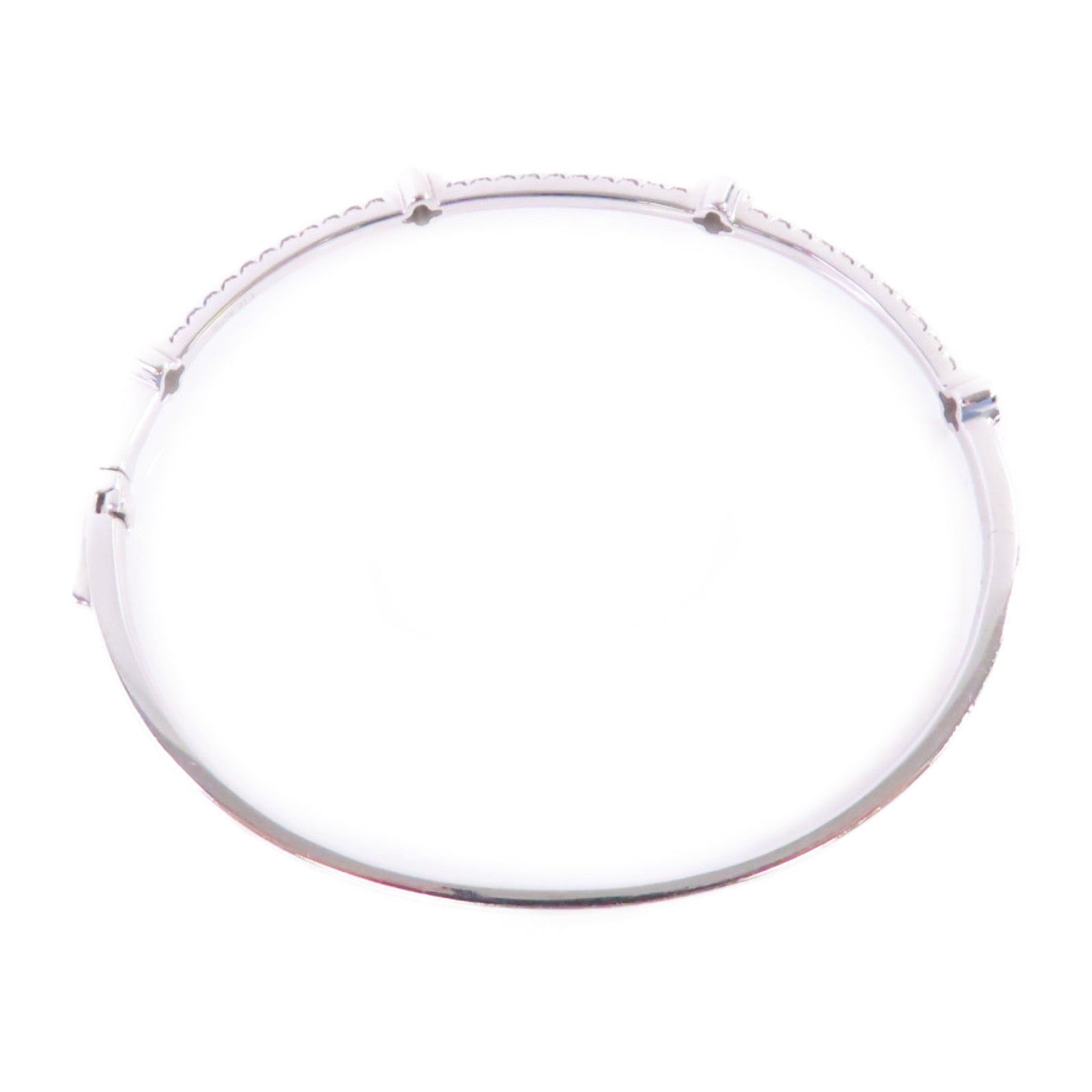 JEWELRY 18K白金/0.707ct鑽石Diamond Bangle銀扣手鐲