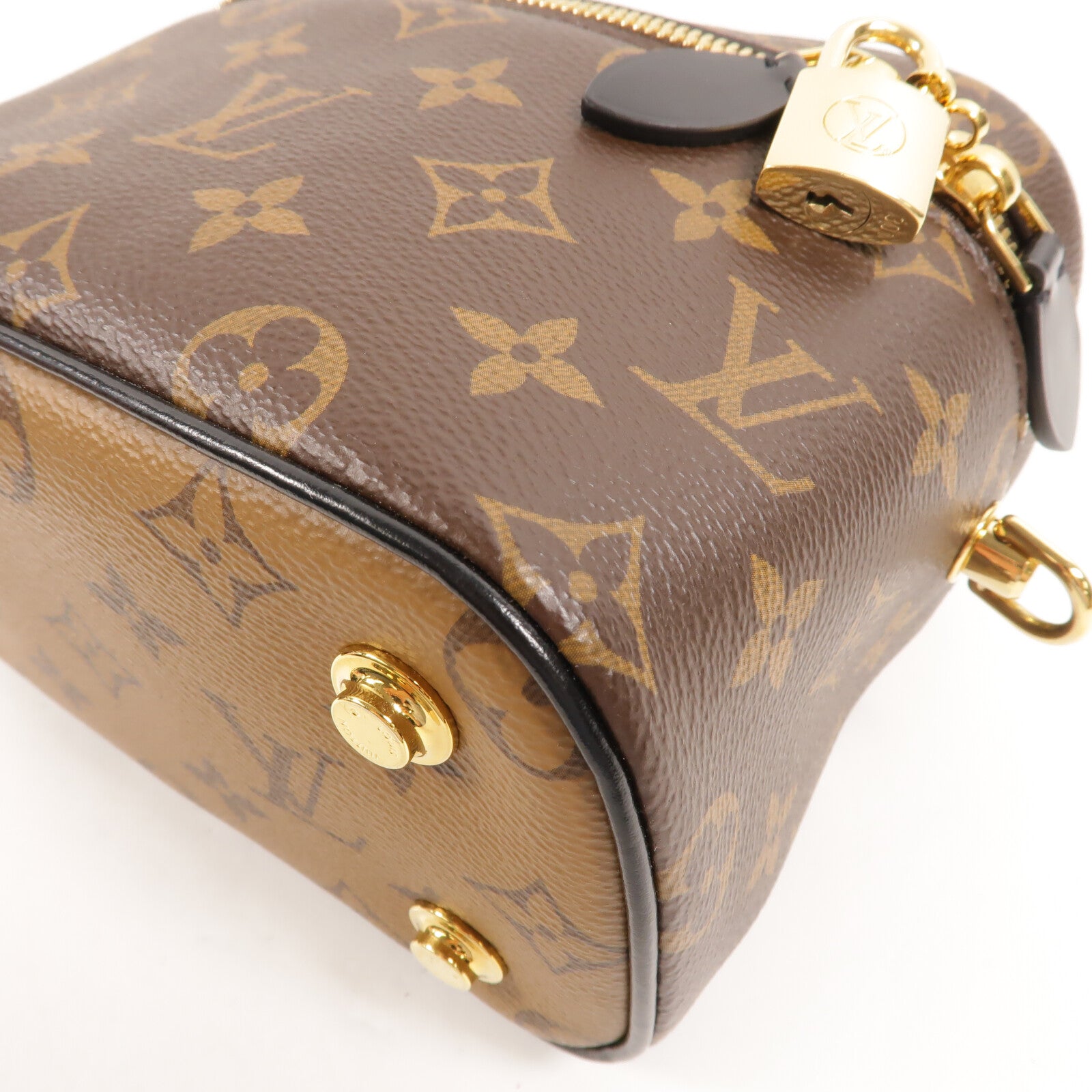 LOUIS VUITTON Monogram Reverse Vanity PM手挽肩背兩用袋