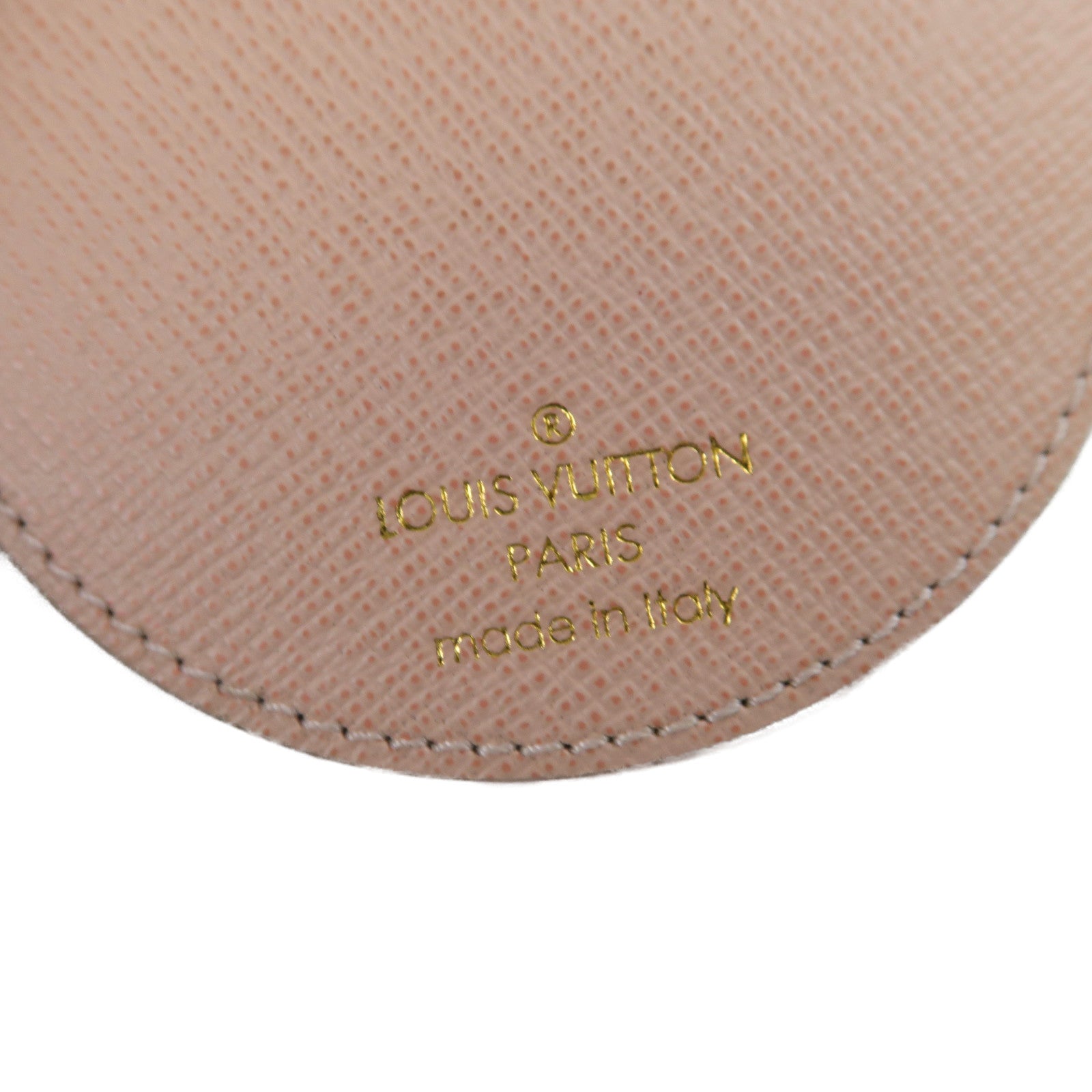 LOUIS VUITTON 【激減優惠】Monogram Mirror Key Ring金扣鎖匙扣啡色/粉紅色
