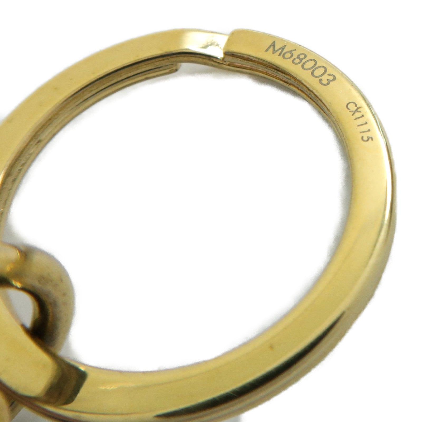 LOUIS VUITTON 【激減優惠】Monogram Mirror Key Ring金扣鎖匙扣啡色/粉紅色