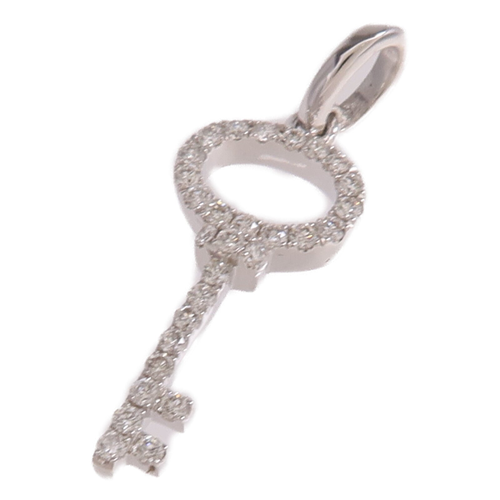 JEWELRY 18K白金Pendant Top鑽石吊墜