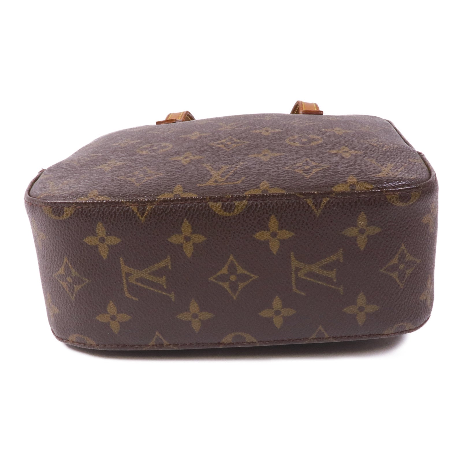 LOUIS VUITTON Monogram Spontini金扣手挽肩背兩用袋棕色