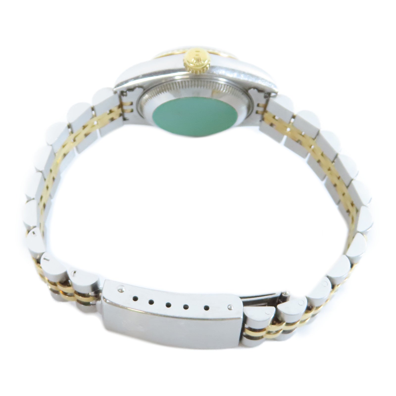 ROLEX 【激減優惠】18K黃金Lady Datejust 26mm不鏽鋼手錶自動機芯藍色