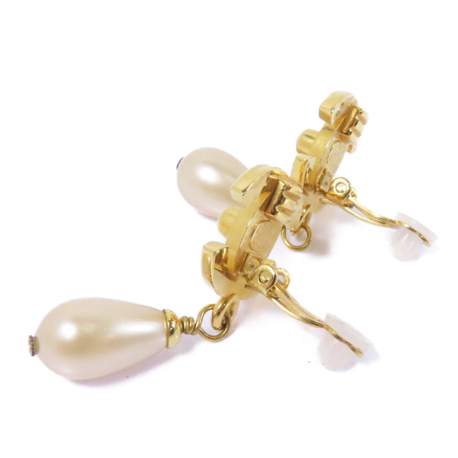 CHANEL 金屬Vintage Earrings耳環金色