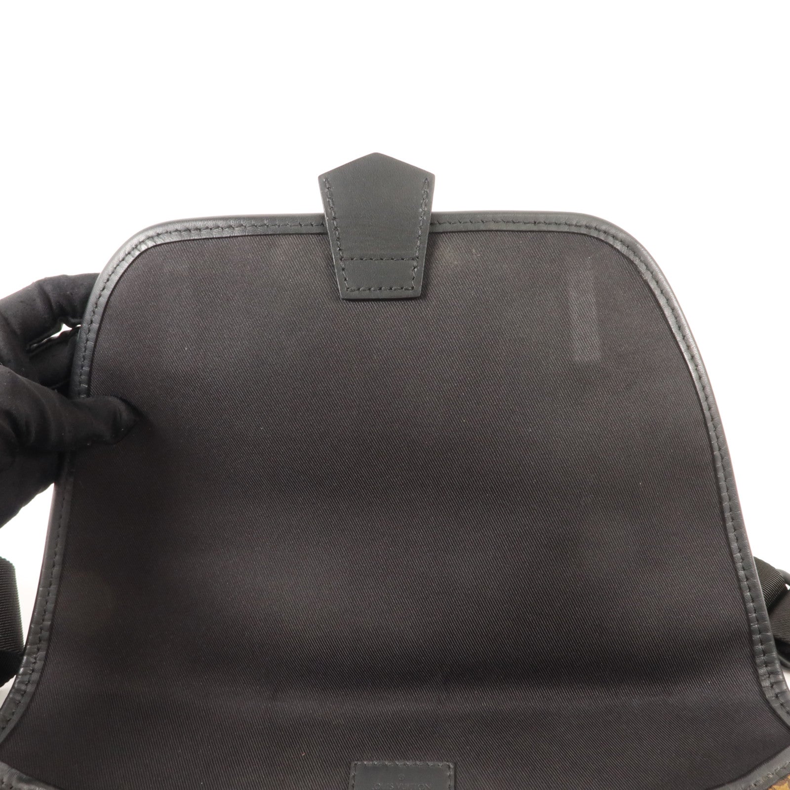 LOUIS VUITTON Monogram Macassar Magnetic Messenger Bag肩背袋棕色