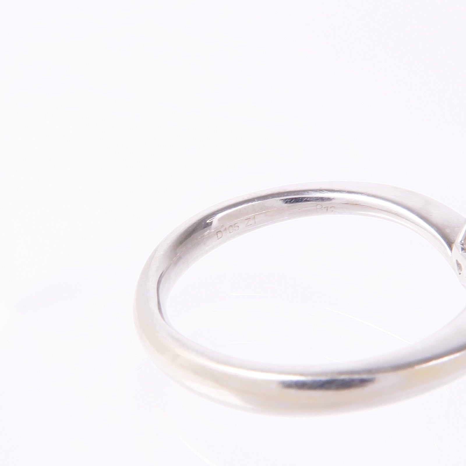 JEWELRY Diamond Ring 18K White Gold US#4.75