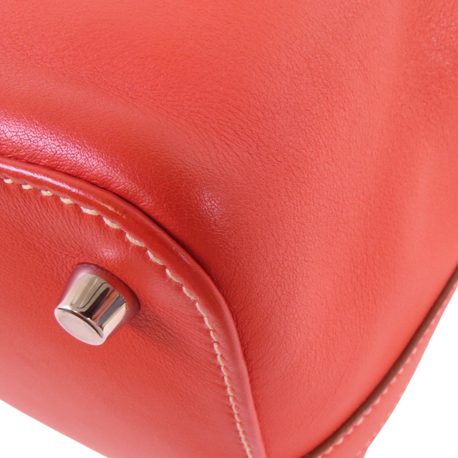 HERMES Evercolor皮革Toolbox 26銀扣手挽肩背兩用袋