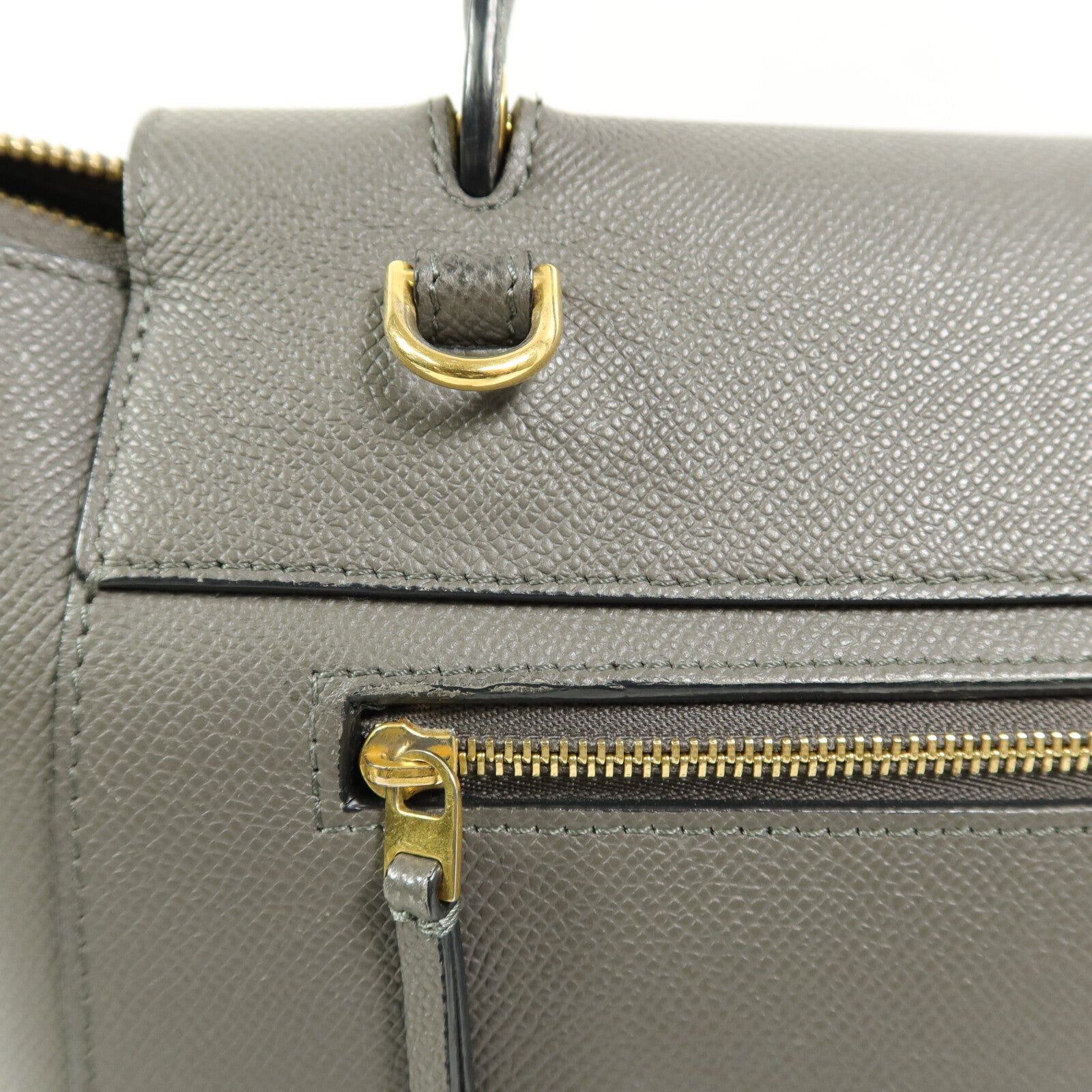CELINE 牛皮皮革Micor Belt手挽肩背兩用袋