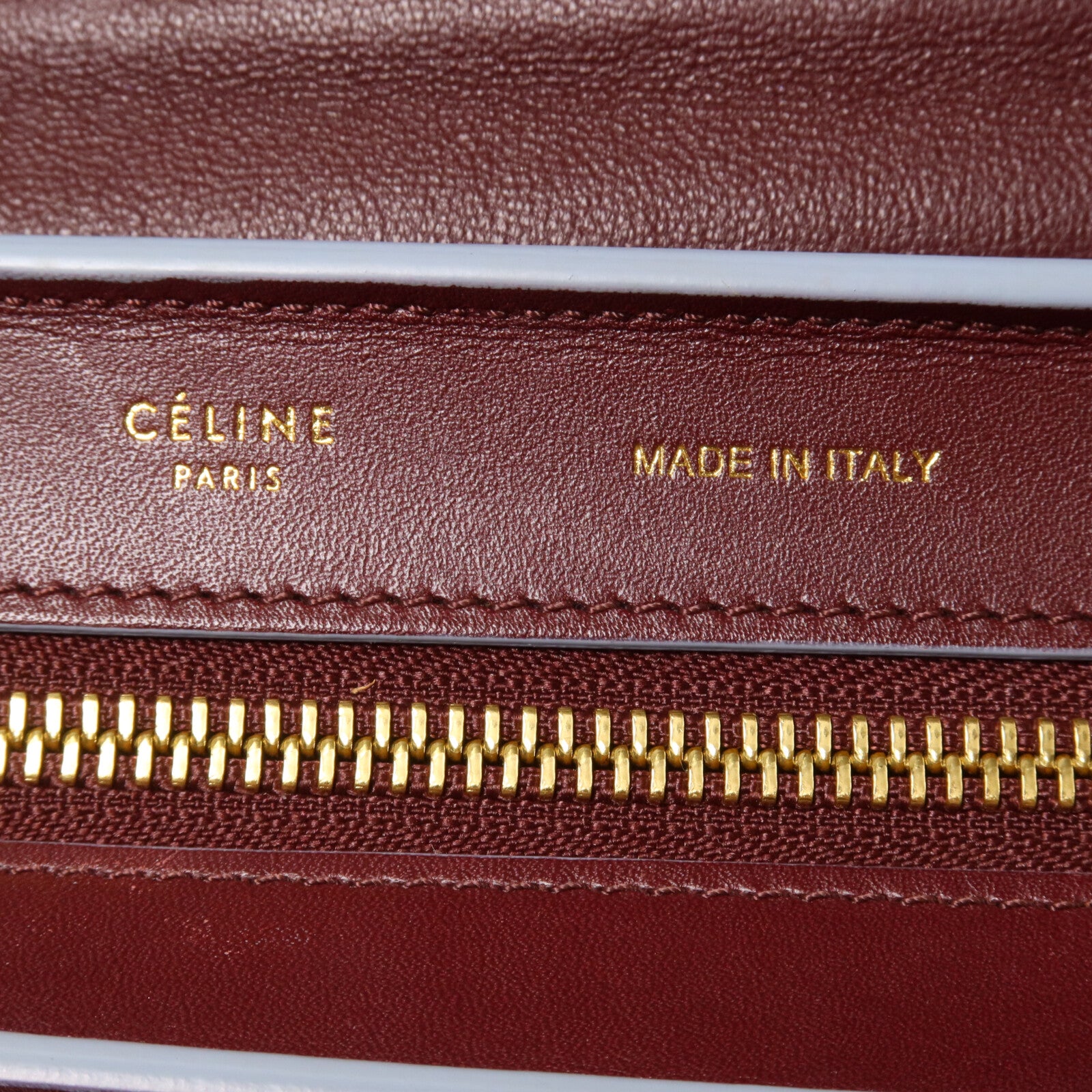 CELINE 牛皮皮革Trapeze Small手挽肩背兩用袋