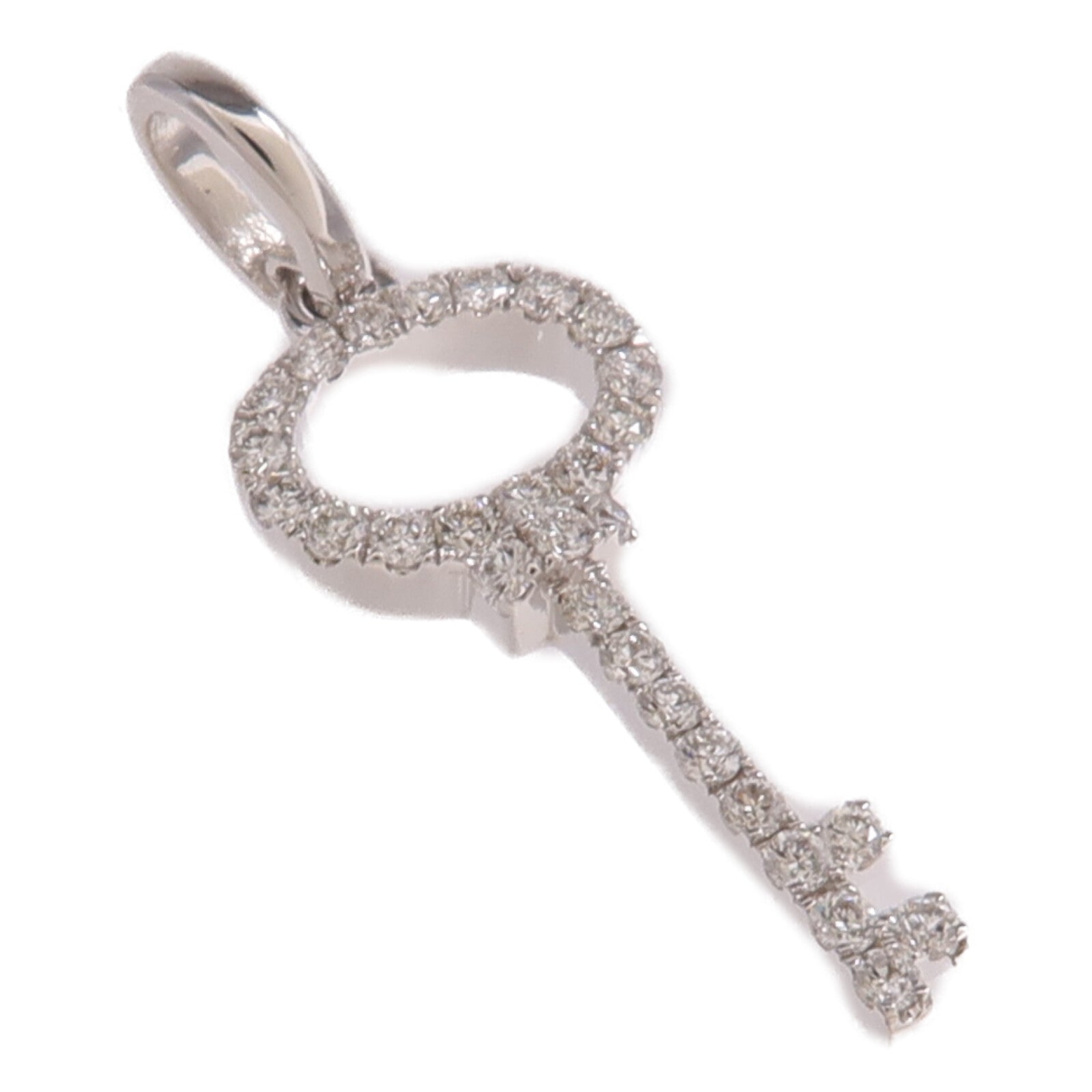 JEWELRY 18K白金Pendant Top鑽石吊墜